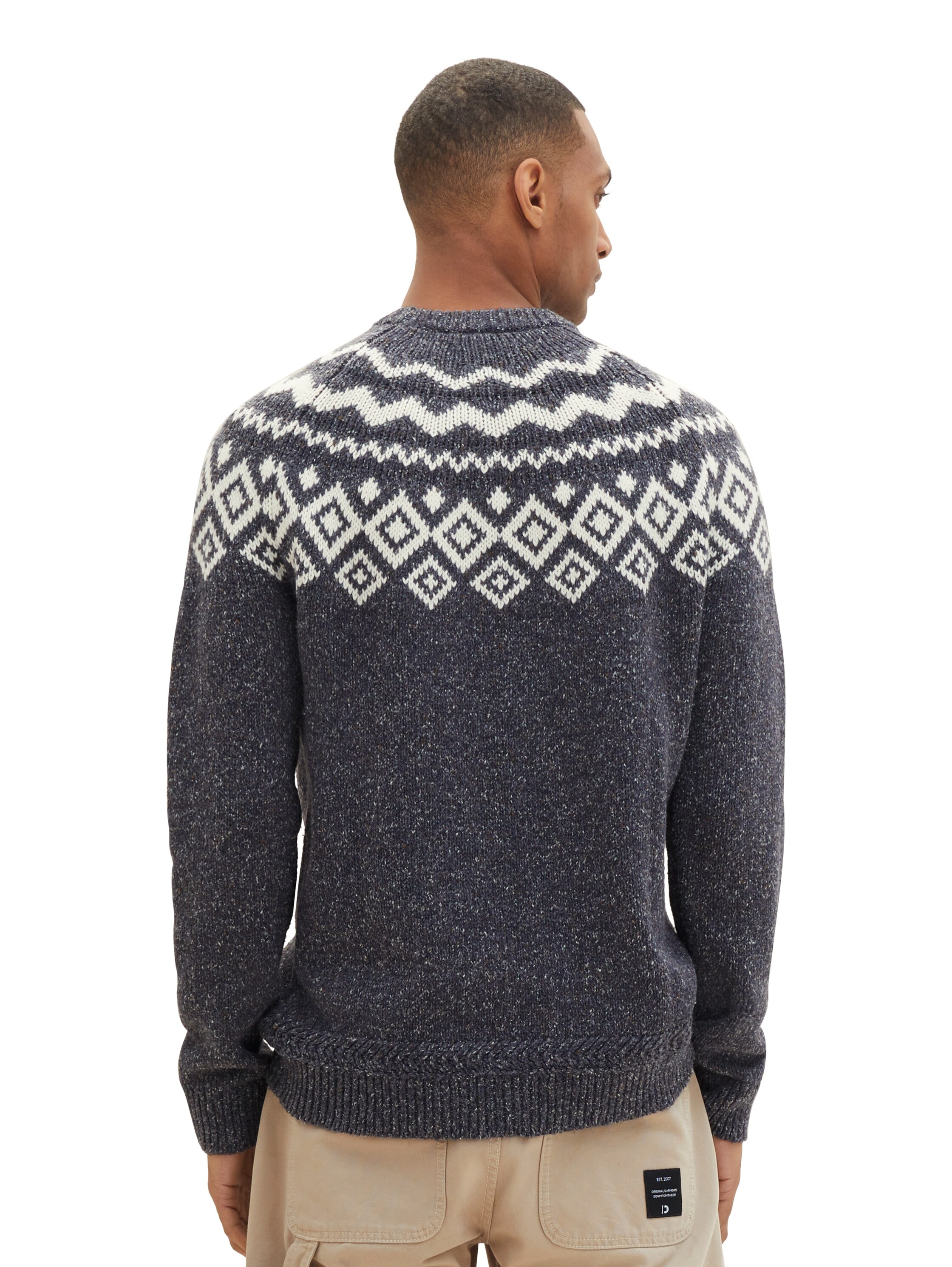TOM TAILOR Strickpullover, mit Twotone-Muster