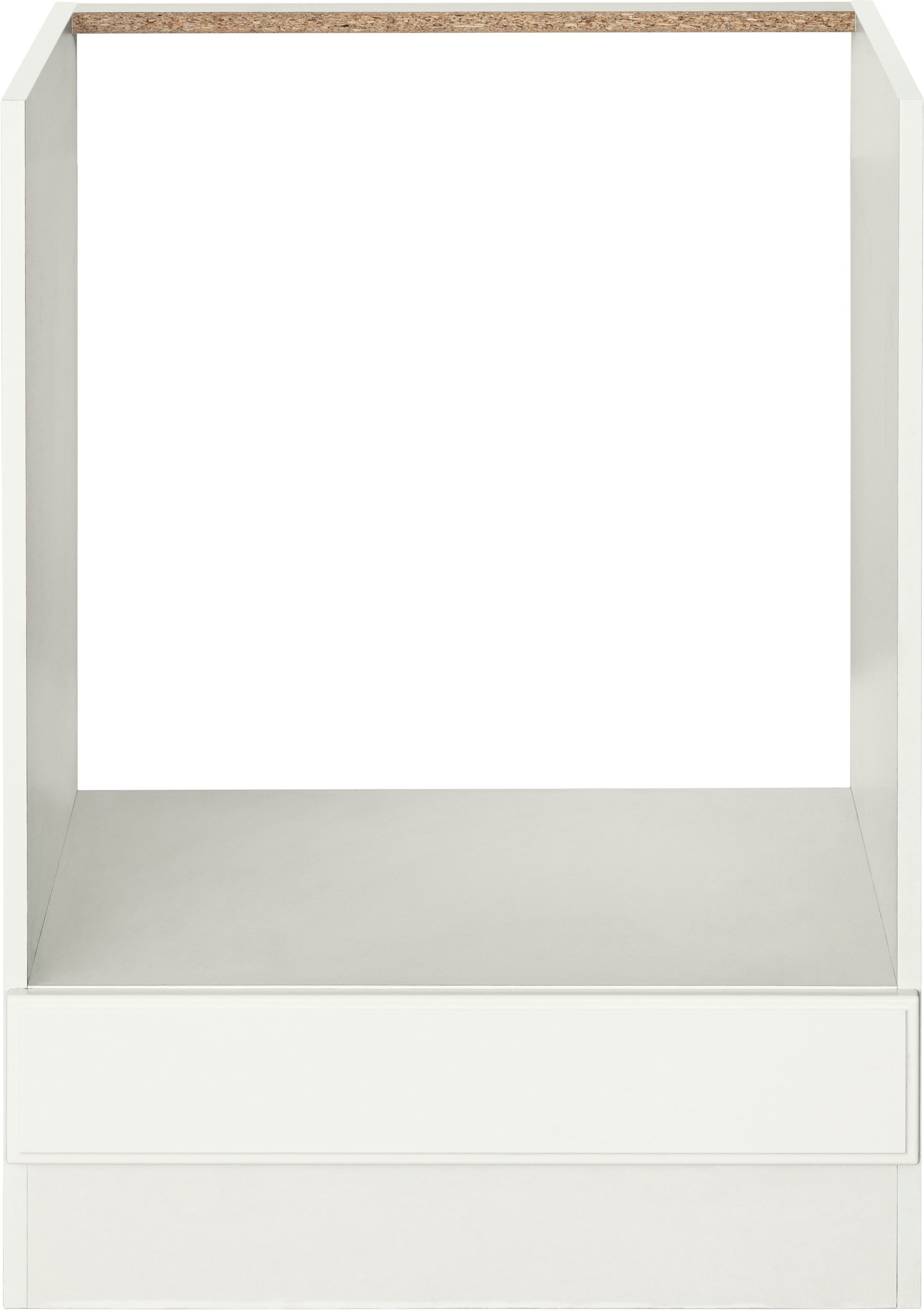 Herdumbauschrank Arbeitsplatte auf »Erla«, ♕ cm 60 versandkostenfrei Kassettenfront, wiho mit ohne breit Küchen