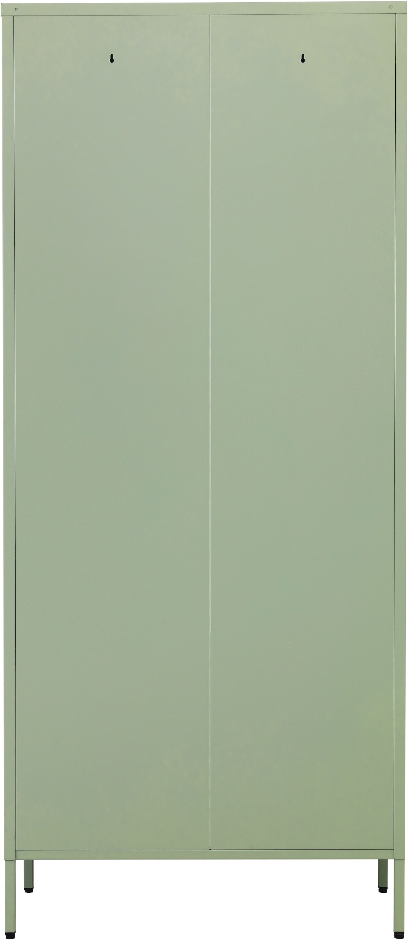 GOODproduct Drehtürenschrank »Kleiderschrank Schrank Metallschrank Mehrzweckschrank Siena Spind« in 4 Farben aus Metall,  in der Höhe verstellbar