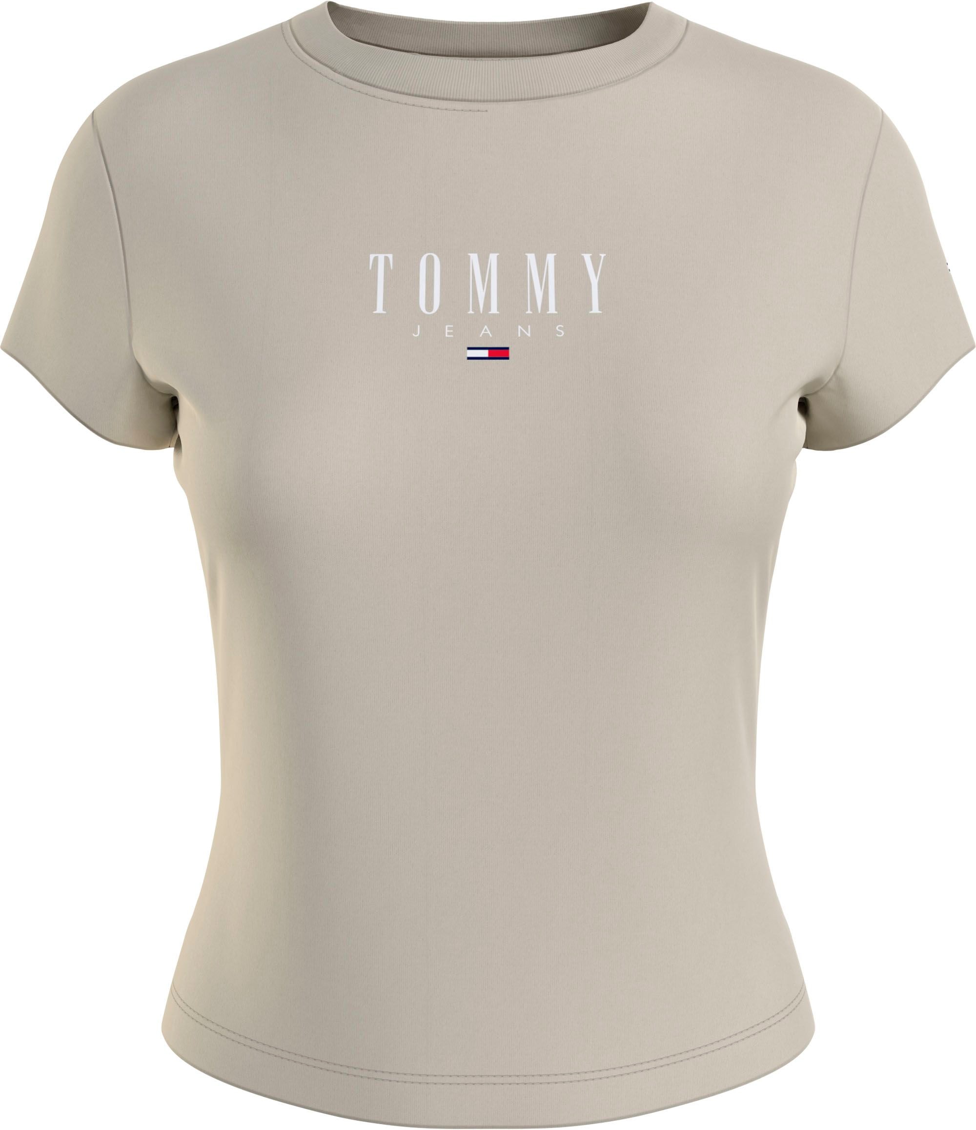 ♕ Tommy Jeans T-Shirt »TJW BBY ESSENTIAL LOGO 2«, mit Logodruck und  Logostickerei versandkostenfrei kaufen