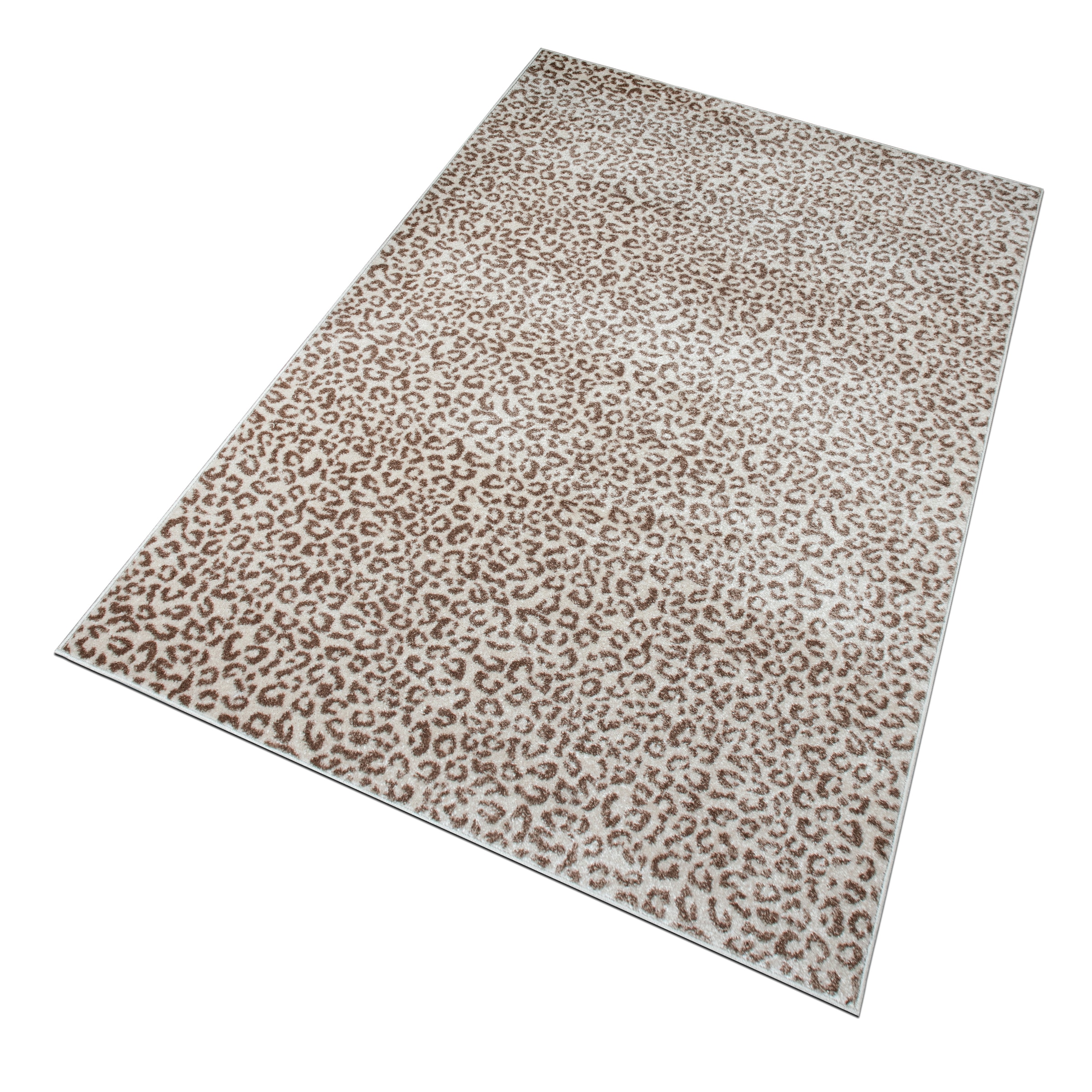 GOODproduct Tapis »Fynna, Leoparden-Muster, Animal Print, modern« Rectangulaire 9 mm Höhe Léopard, peluche très douce, salon, chambre, salle à manger