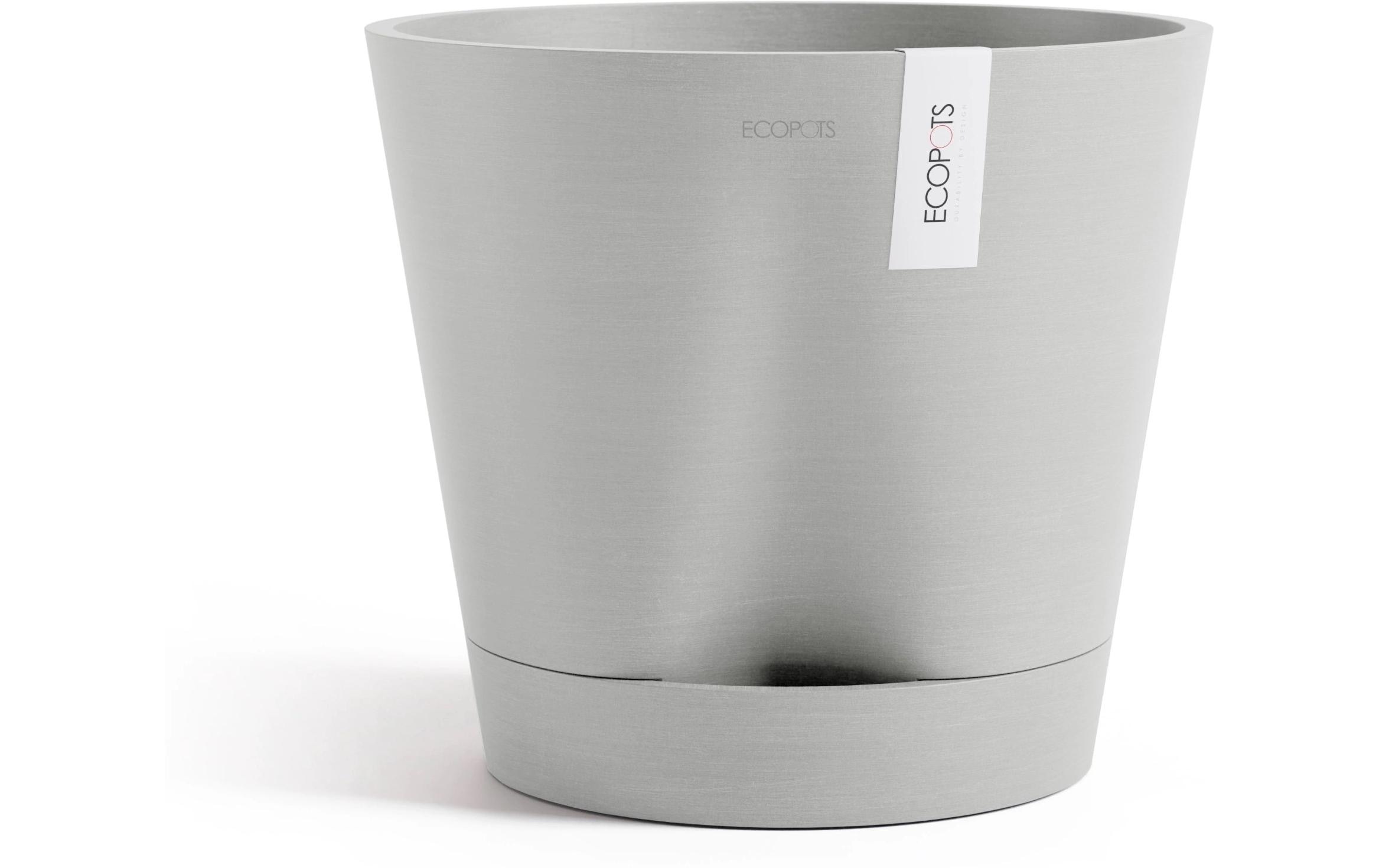 Image of ECOPOTS Blumentopf "Venice 2 30 Weissgrau" für den Innenbereich