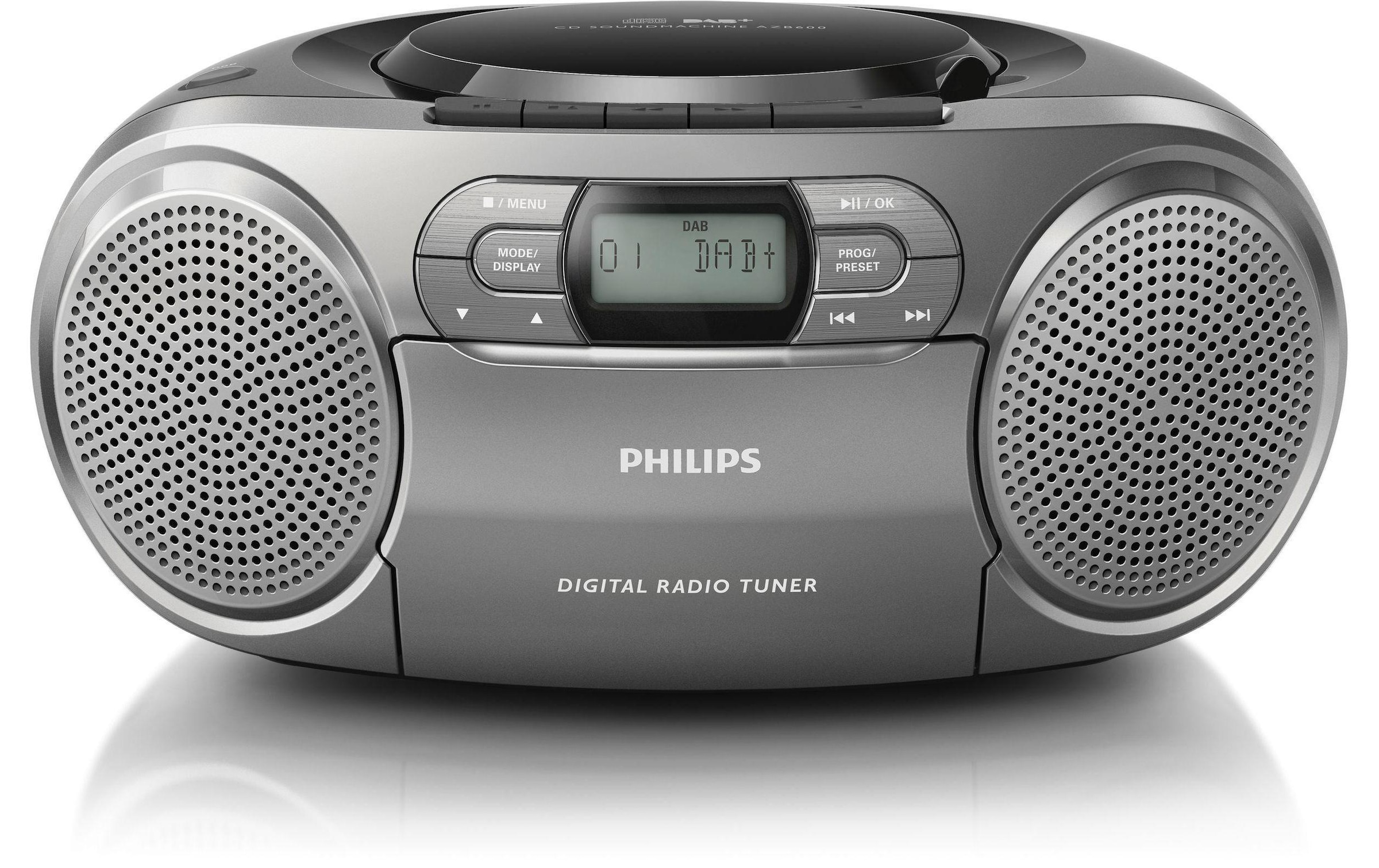 Philips CD-Radiorecorder »AZB600«, (Digitalradio (DAB+)-FM-Tuner)