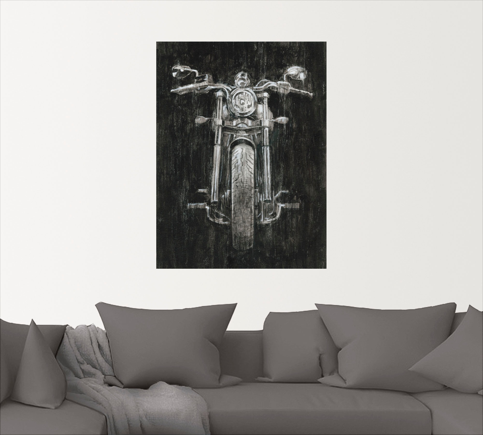 Artland Wandbild »Eisernes Pferd I«, Motorräder & Roller, (1 St.), als Poster, Wandaufkleber in verschied. Grössen