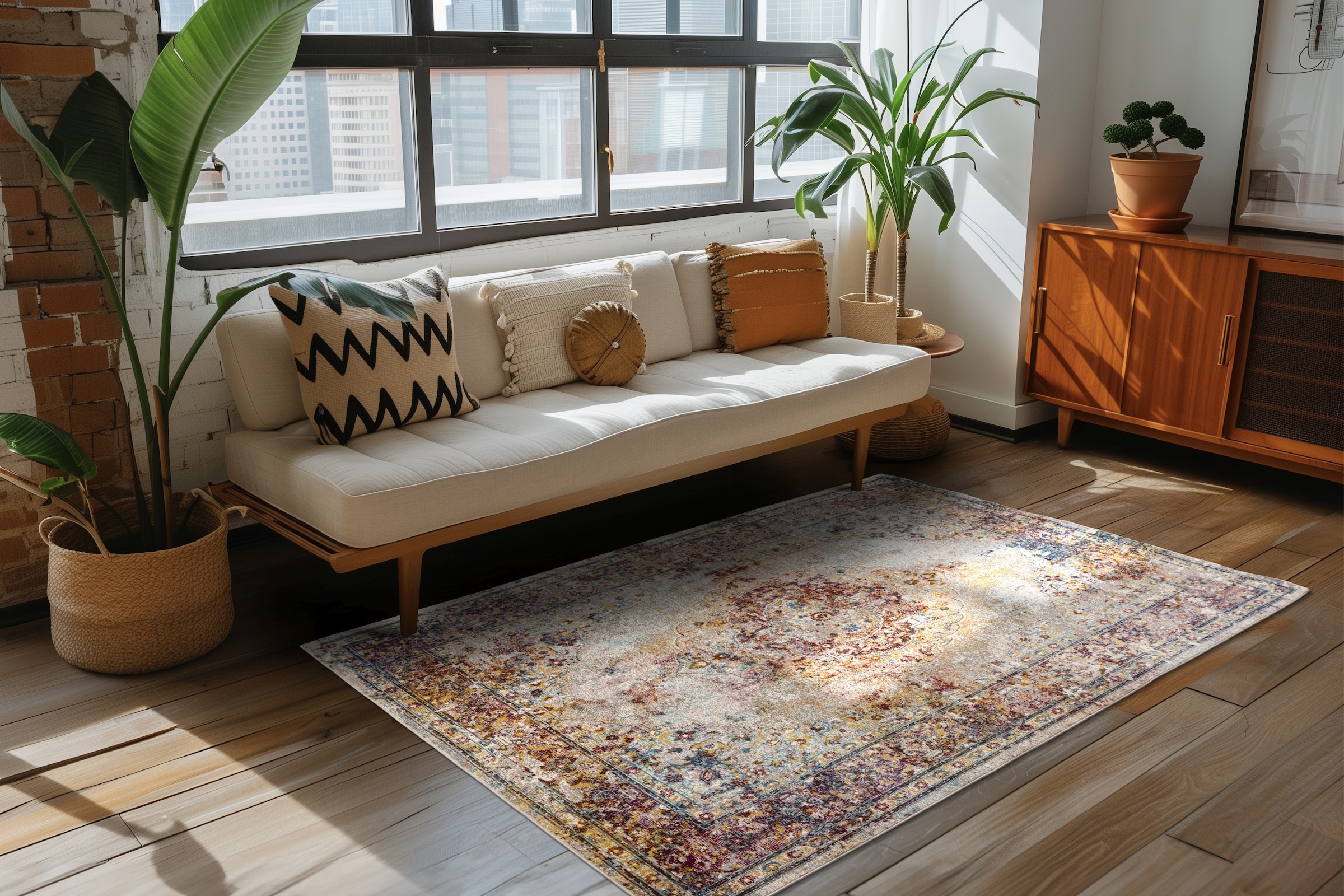 Kayoom Tapis »Blazing Star« Rectangulaire 10 mm Höhe Kurzflor