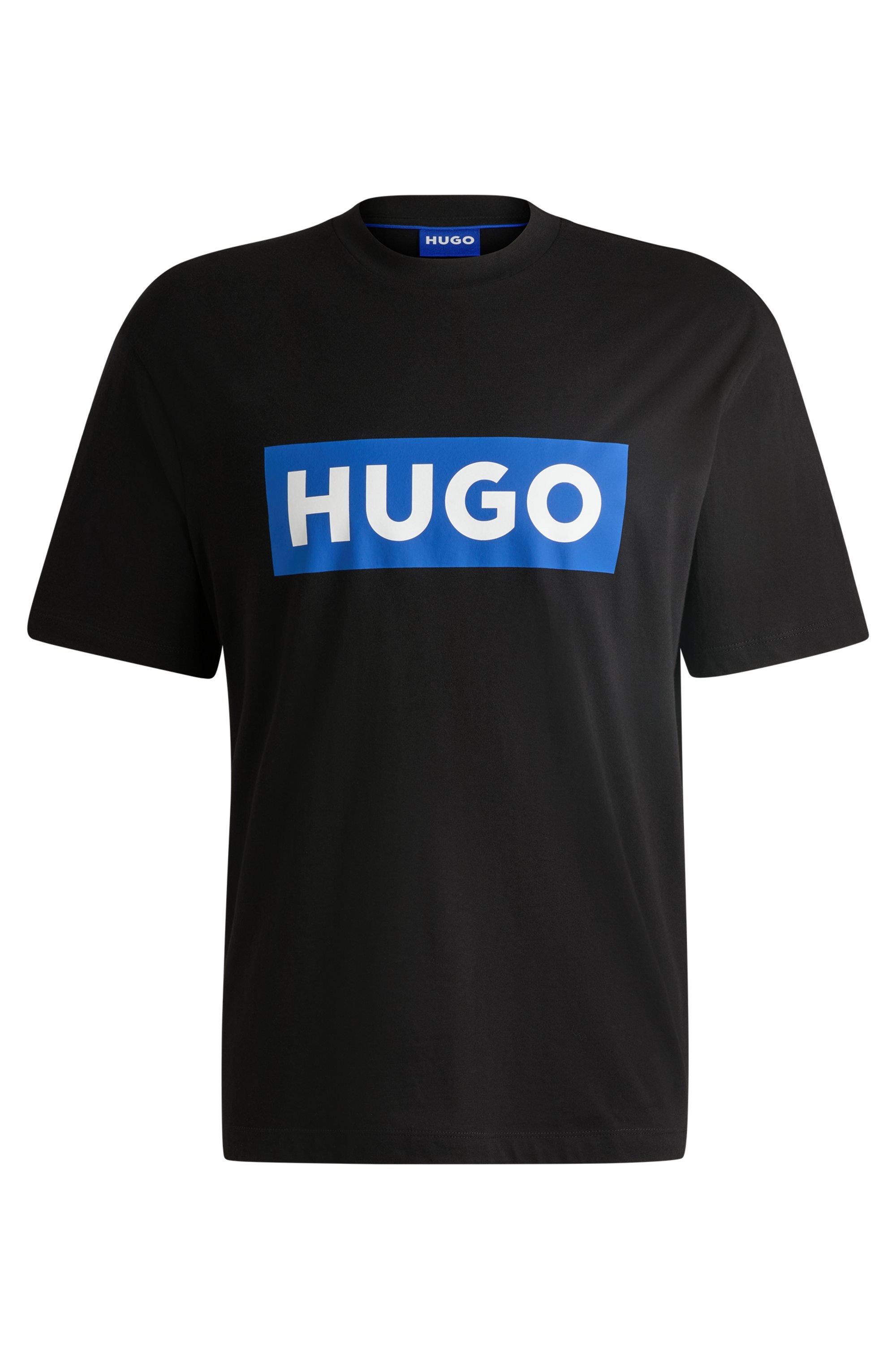 HUGO Blue T-Shirt »Nico«, mit grossem Logo-Print, Unisex