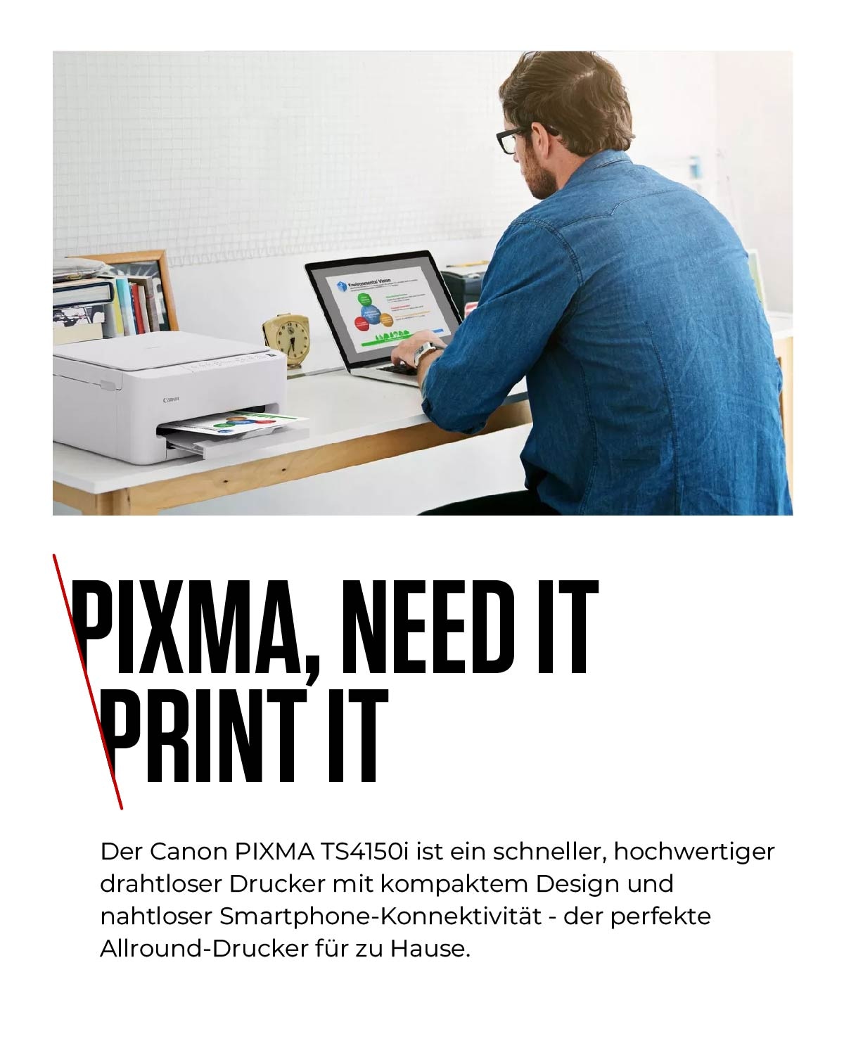 Canon Imprimante multifonctions »PIXMA TS4150i«
