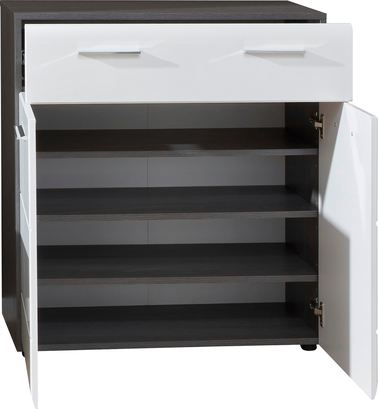 Home affaire Commode à chaussures »Sovana« Schuhschrank mit Schublade - Kommode mit Platz für 12 Schuhpaare