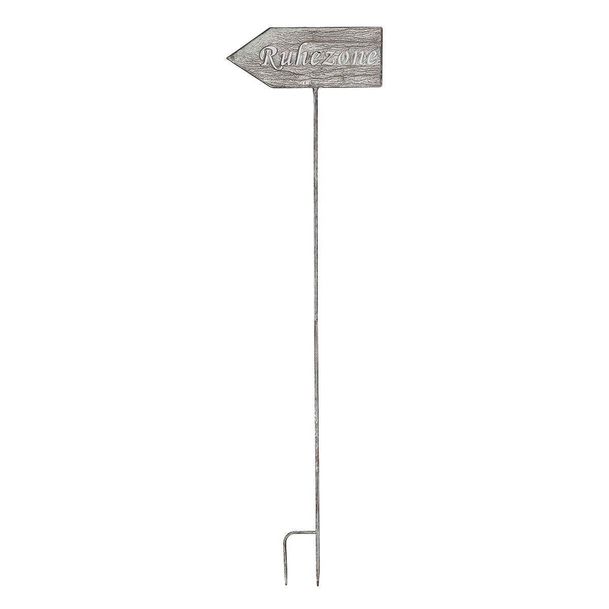 Ambiente Haus Gartenstecker »Ruhezone (H) 122cm« als Pfeil mit Schriftzug Ruhezone für den Aussenbereich