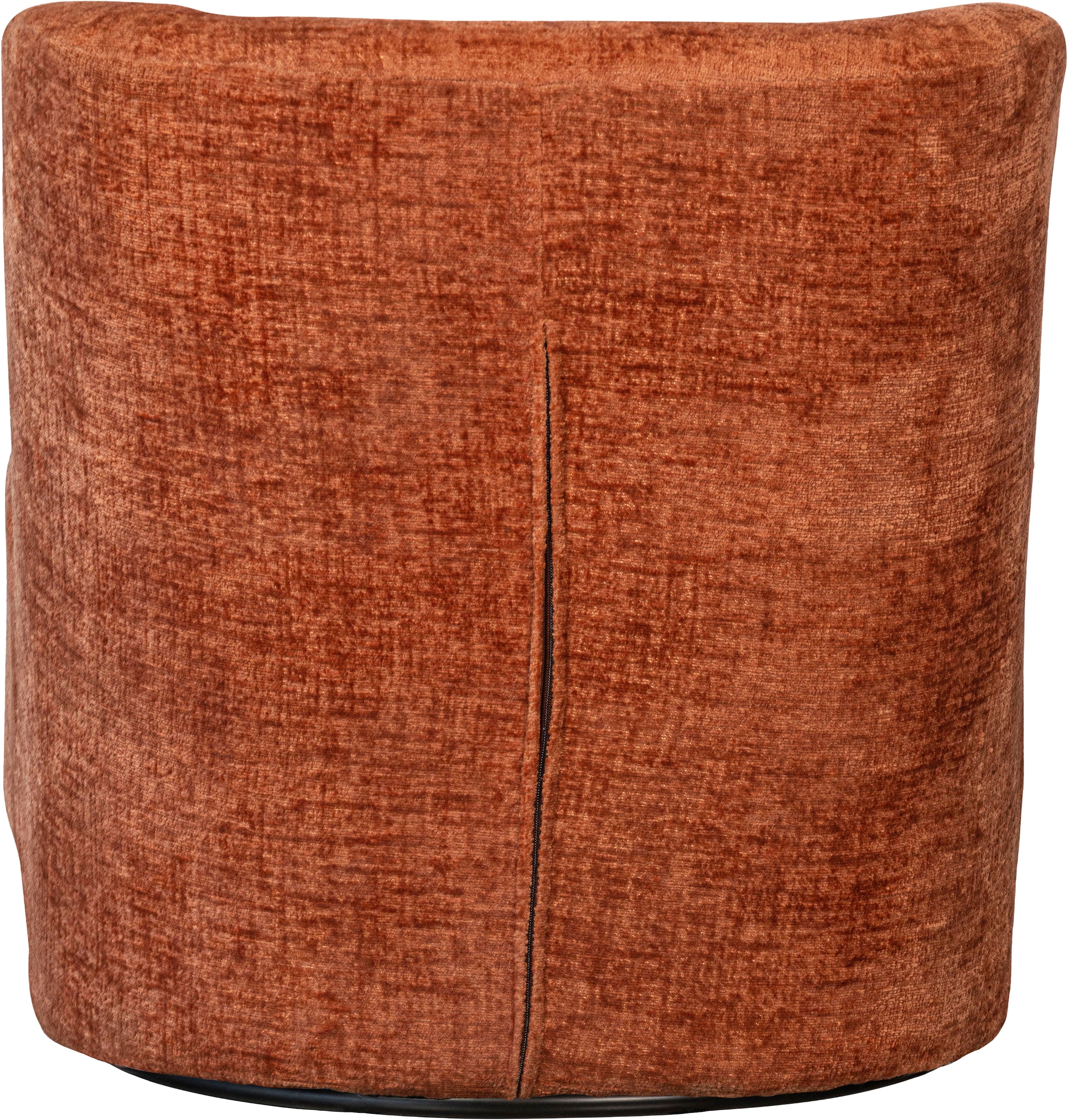 WOOOD Fauteuil pivotant »Atty mit struktur-Velvetbezug und Drehmechanismus B 74 x T 65 x H 75cm« Très haute résistance à l'usure, livré monté, capacité de charge 120 kg