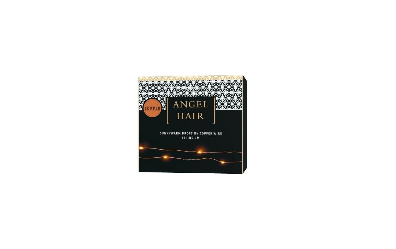 STT LED-Lichterkette »LED Lichterkette Angel Hair Battery, 2 m, Warmweiss«