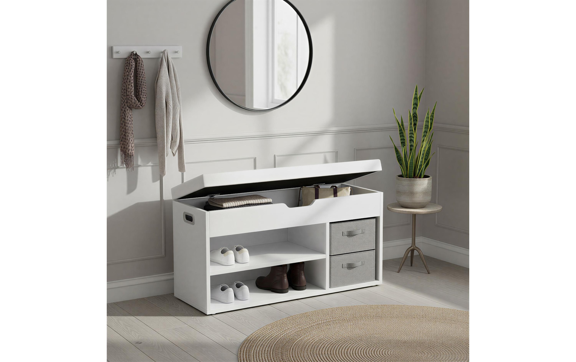 VASAGLE Schuhbank »White«