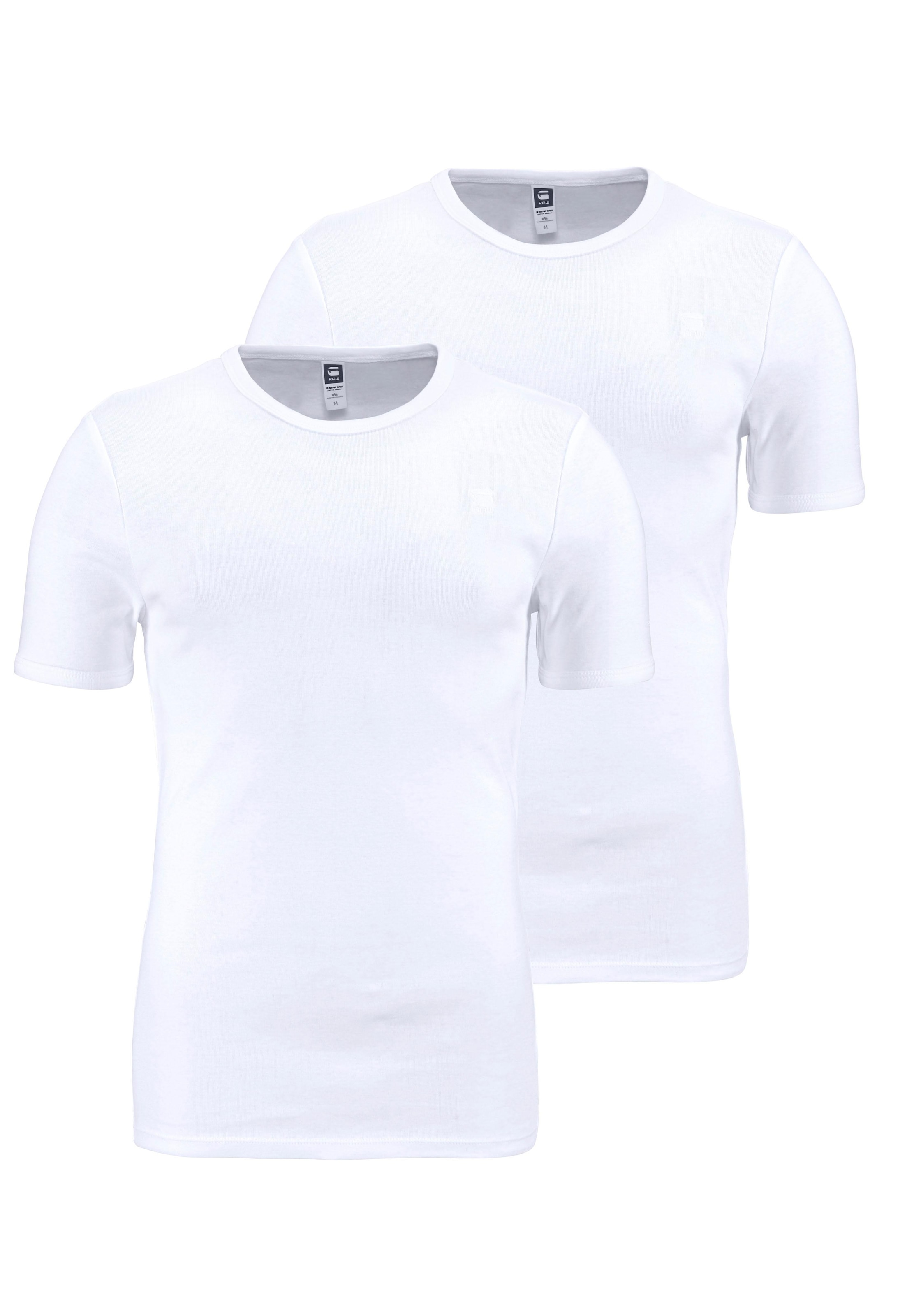 T-Shirt, (Packung, 2er-Pack)