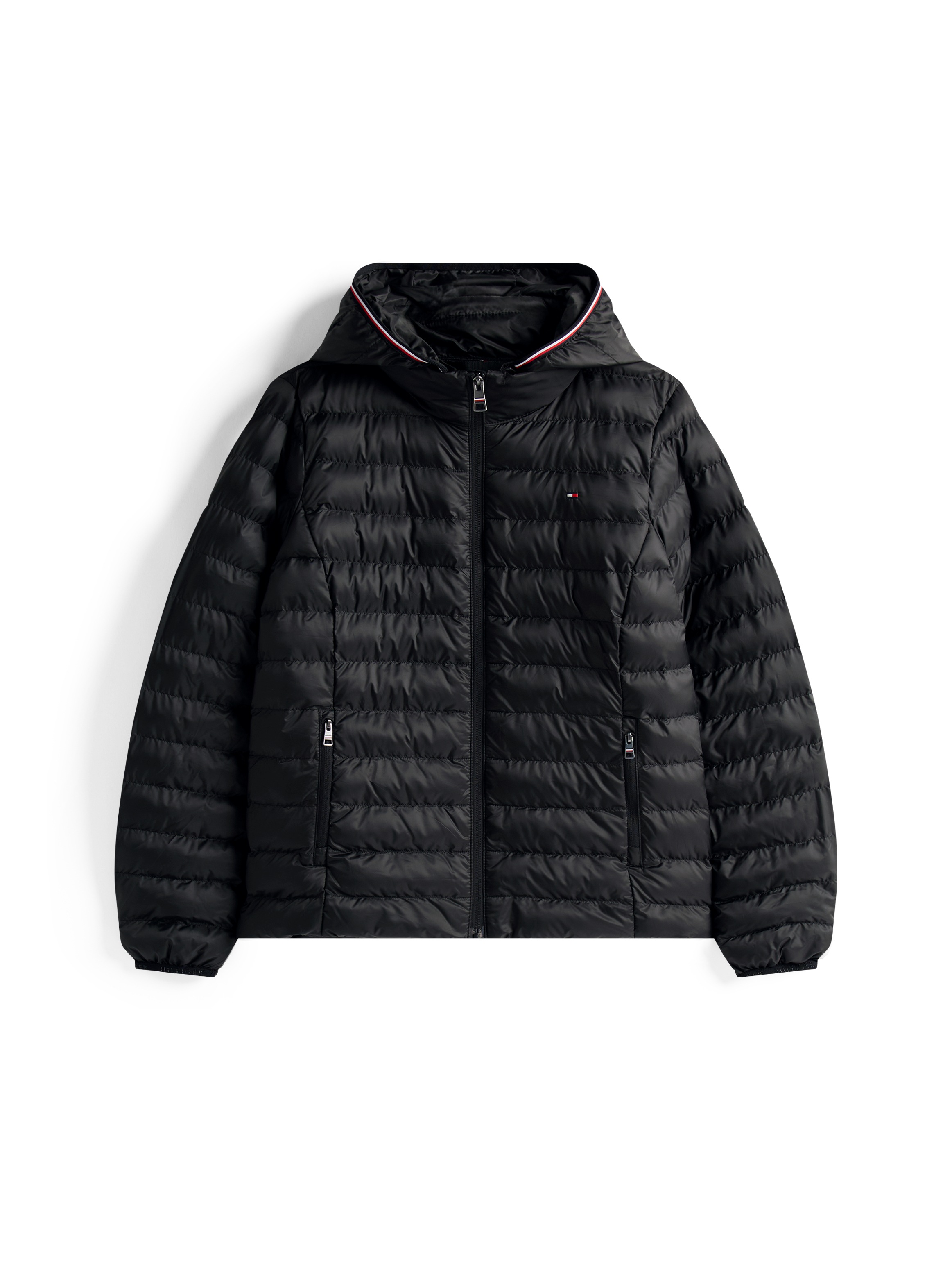 Tommy Hilfiger Veste matelassée »LW PADDED GLOBAL STRIPE JACKET« Série Global TH WOMEN,  avec capuche capuche sportive avec Global Stripe