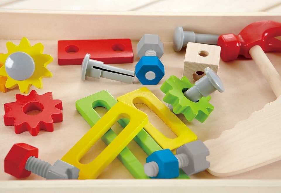 Hape Spielwerkbank »Meister Werkbank (38-tlg.)«