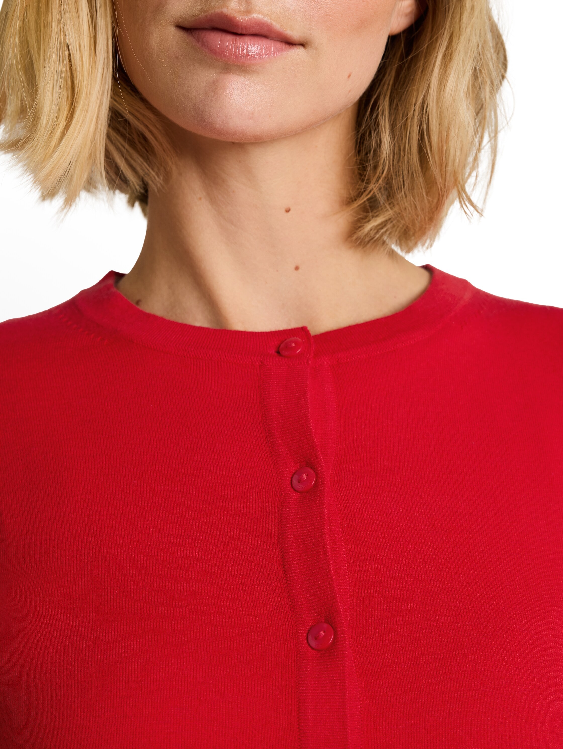 TOM TAILOR Veste en tricot avec viscose et stretch