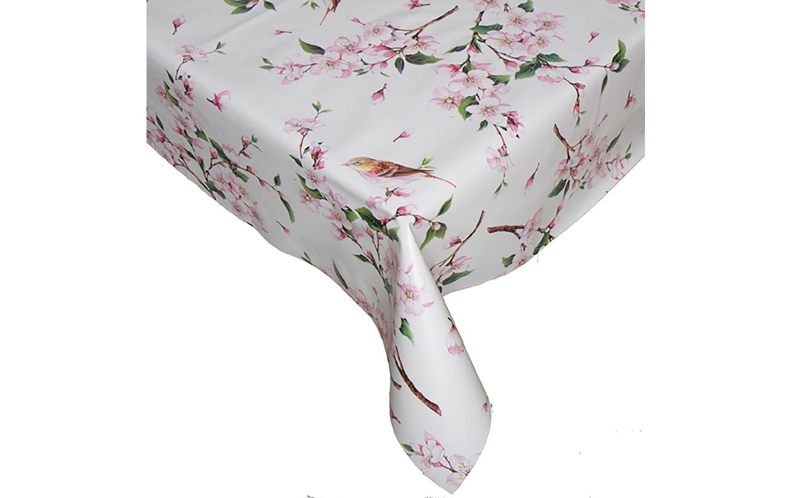 Image of Hubatka TEXTIL Tischdecke "Ideal, Kirschblüten, 140 x 260 cm"