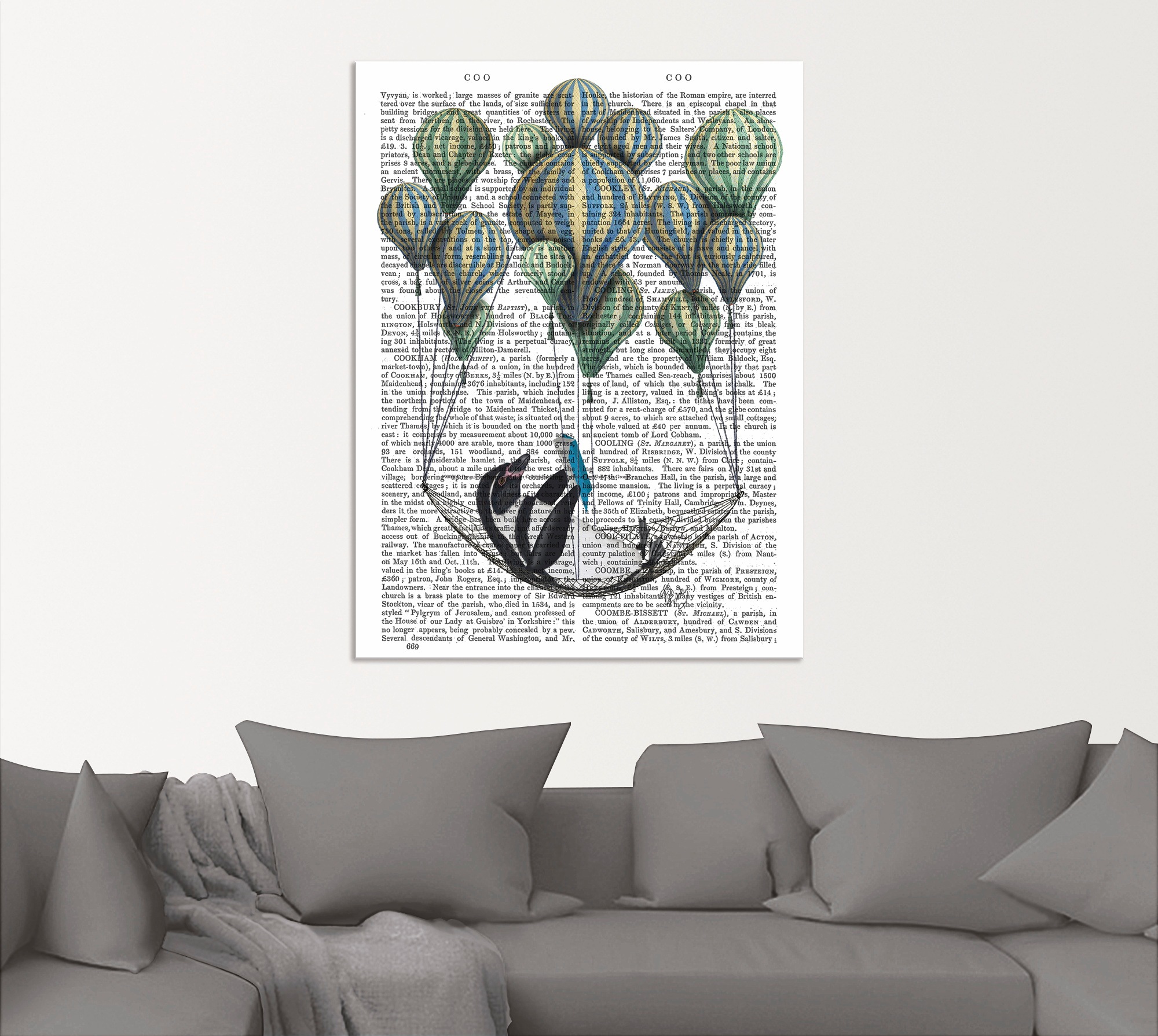 Image of Artland Wandbild »Pinguin in Schwebehängematte«, Vögel, (1 St.), in vielen Grössen & Produktarten - Alubild / Outdoorbild für den Aussenbereich, Leinwandbild, Poster, Wandaufkleber / Wandtattoo auch für Badezimmer geeignet bei Ackermann Versand Schweiz