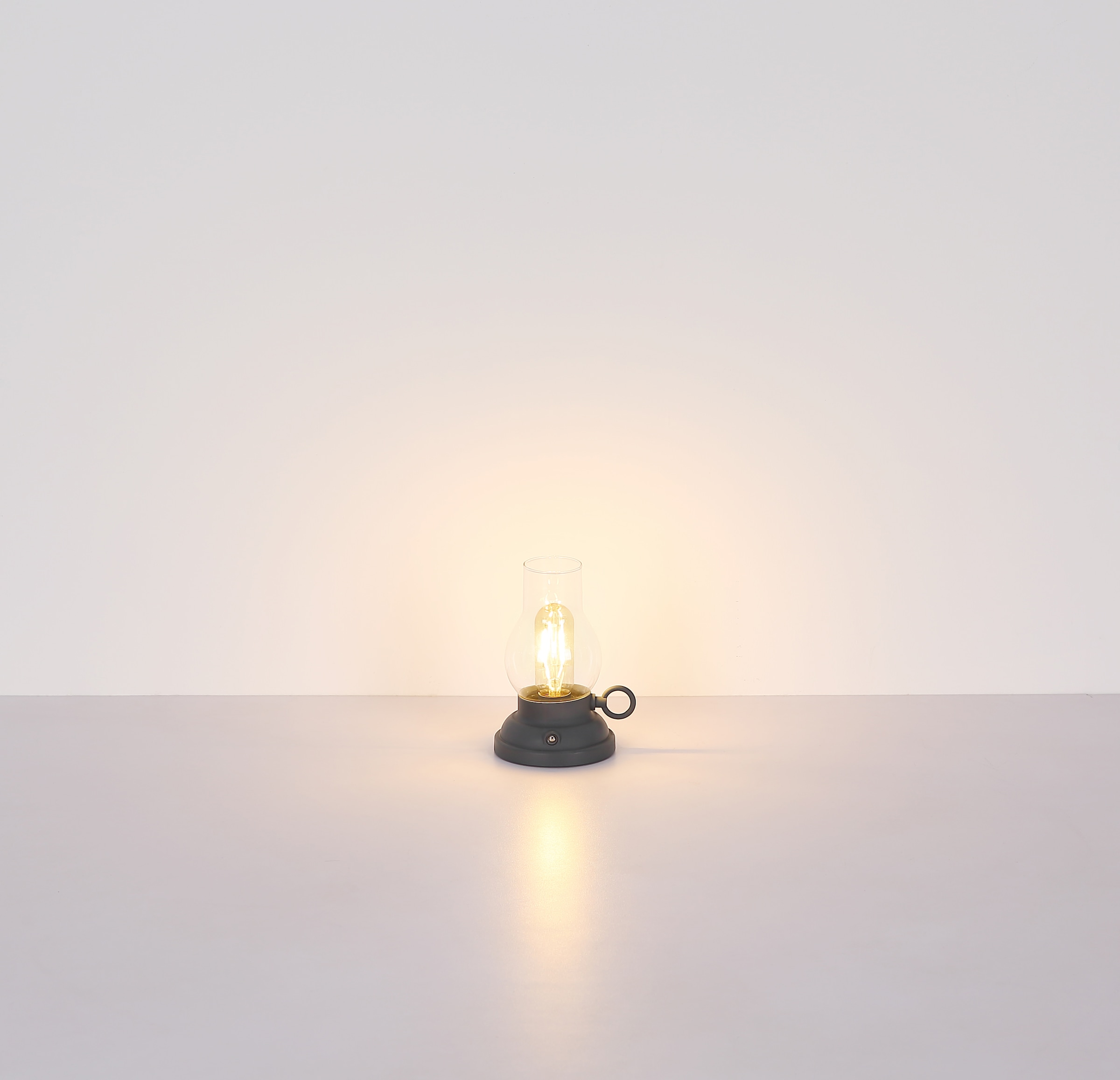 GLOBO LIGHTING Lampe de table LED »PETRO« Module LED 1 cuis blanc chaud Lampe de table à batterie, lampe mobile, design lampe à pétrole