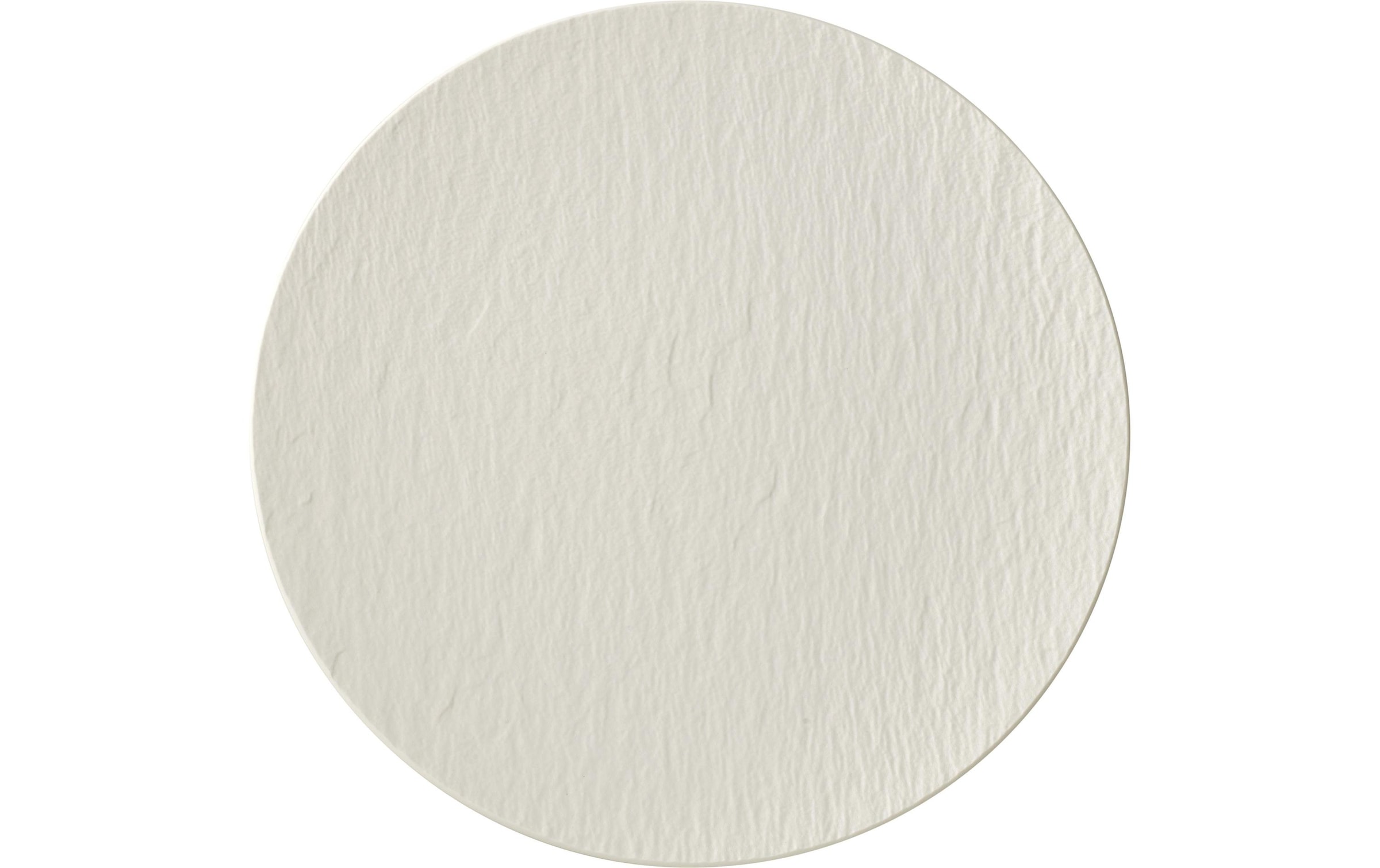Villeroy & Boch Speiseteller »Manufacture Rock Ø 25 cm 6 Stück, Weiss«, (6 St.)