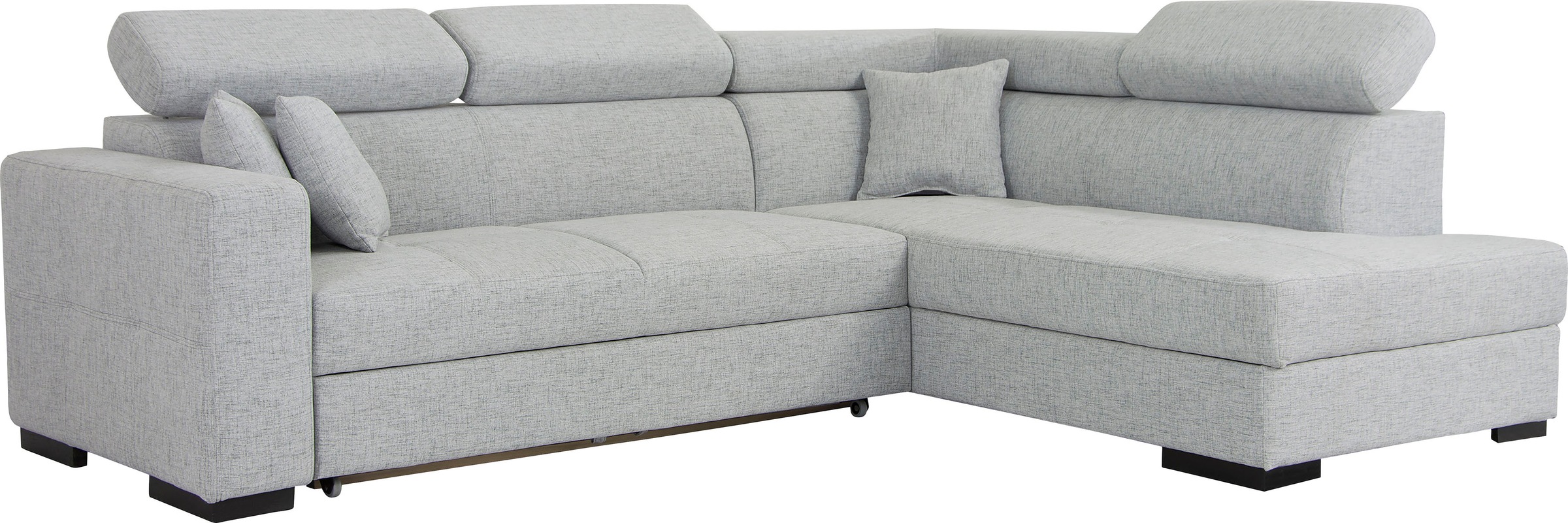 Home affaire Ecksofa »Tulio L-Form«, wahlweise mit Bettfunktion und Bettkasten, incl. 3 Zierkissen