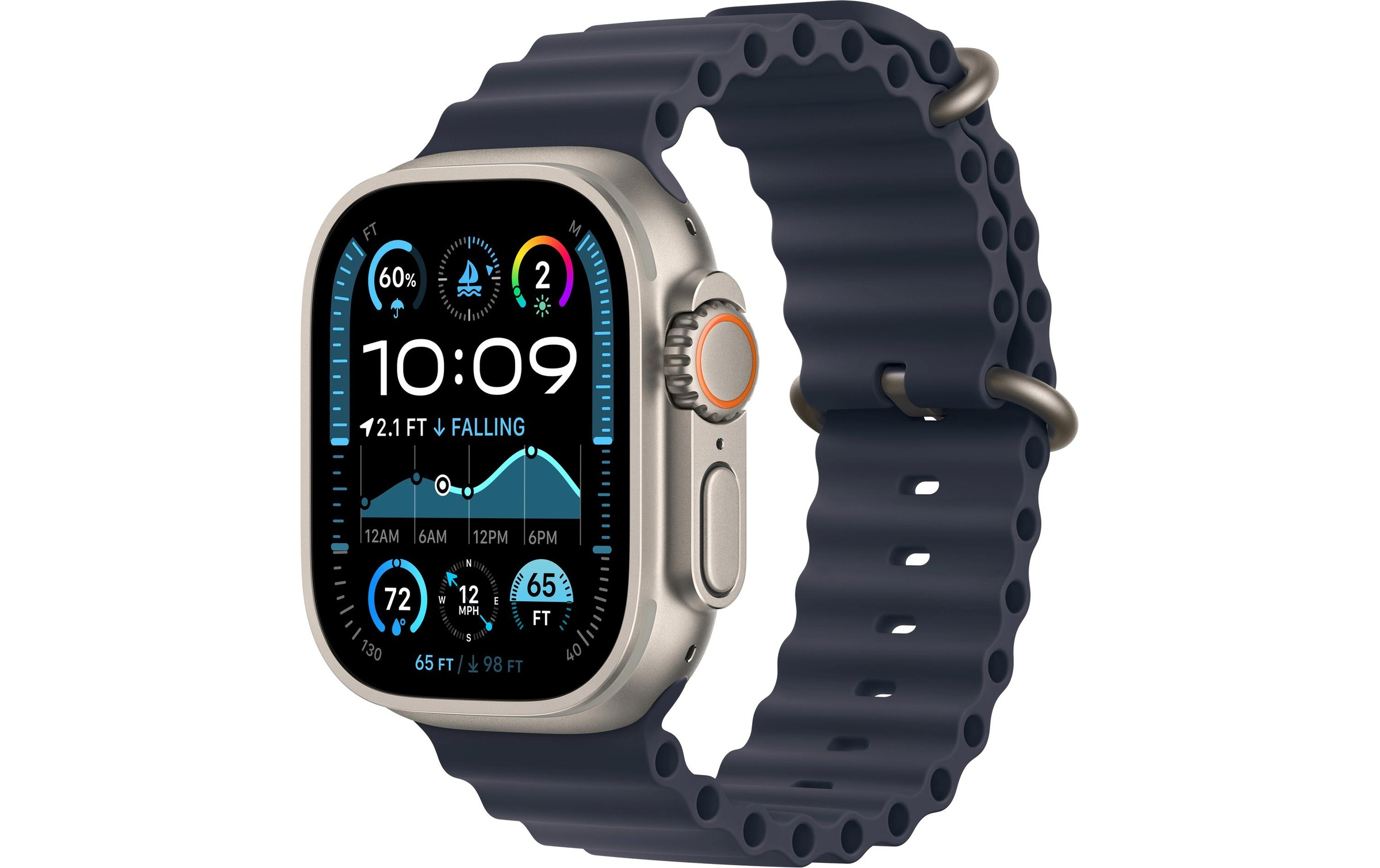 Apple Smartwatch »Ultra 2 Natural Titanium Alpine Loop Tan Large« ( ) Watch OS