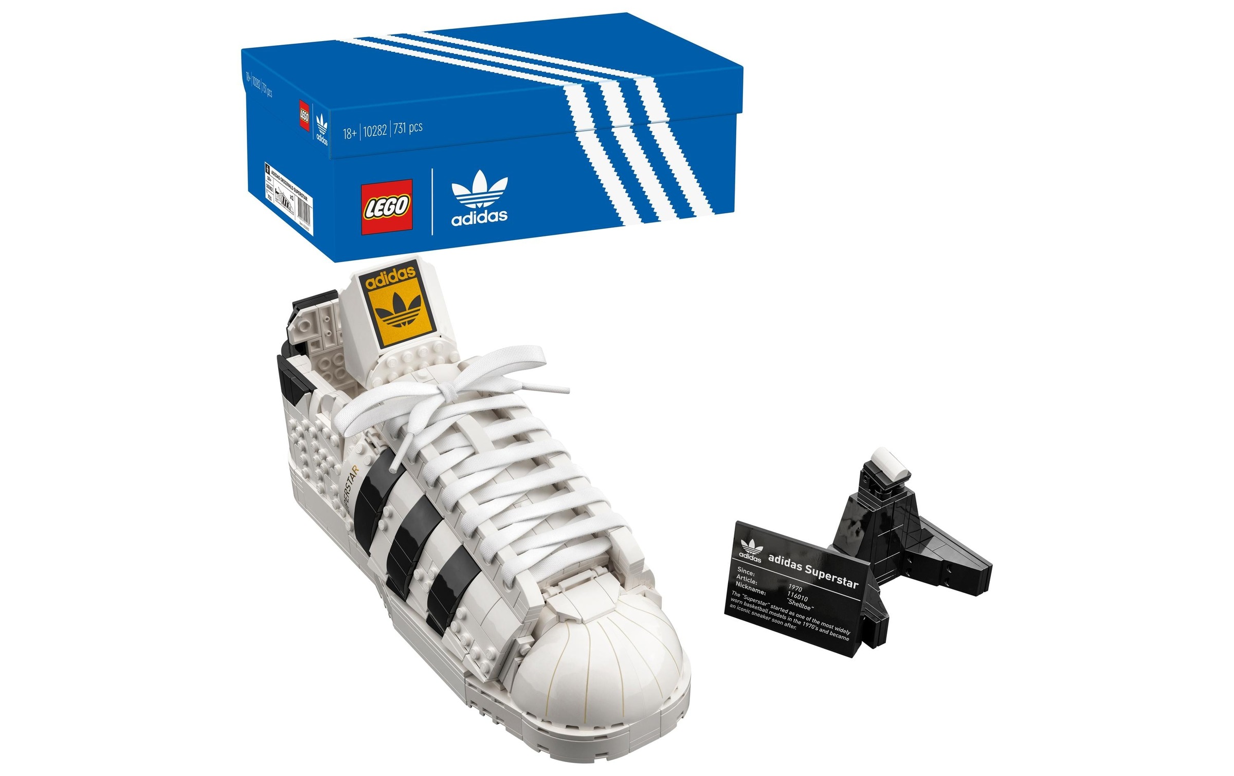 Image of LEGO® Konstruktionsspielsteine »adidas Originals Super« bei Ackermann Versand Schweiz