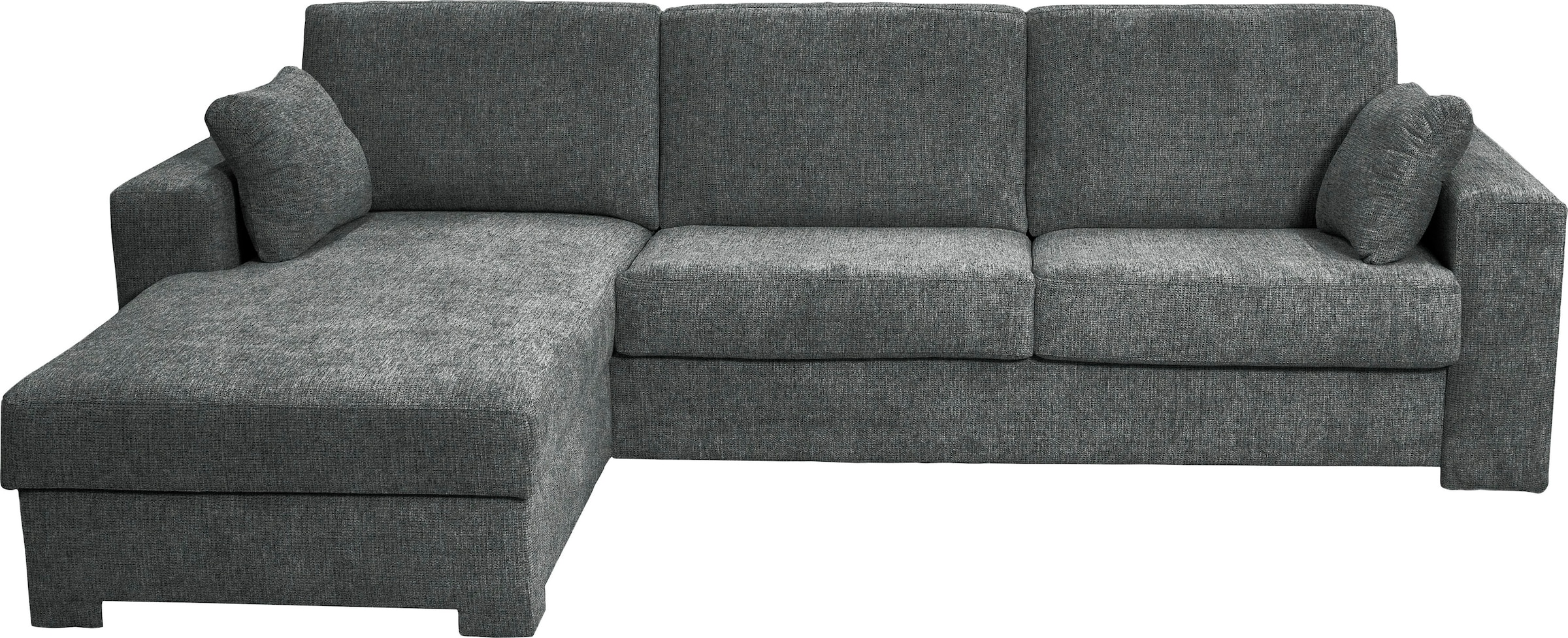 Home affaire Ecksofa »Roma "M" Matratzenhöhe 14 cm, Dauerschlaffunktion, mit Unterfederung,«, Liegemasse ca 143x198 cm, L-Form