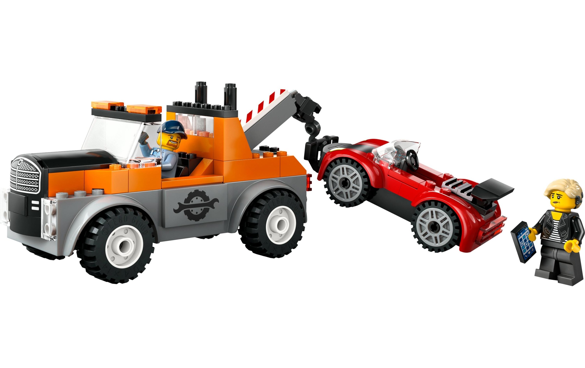 LEGO® Spielbausteine »City Abschleppwagen mit Sportauto 60435«, (101 St.)