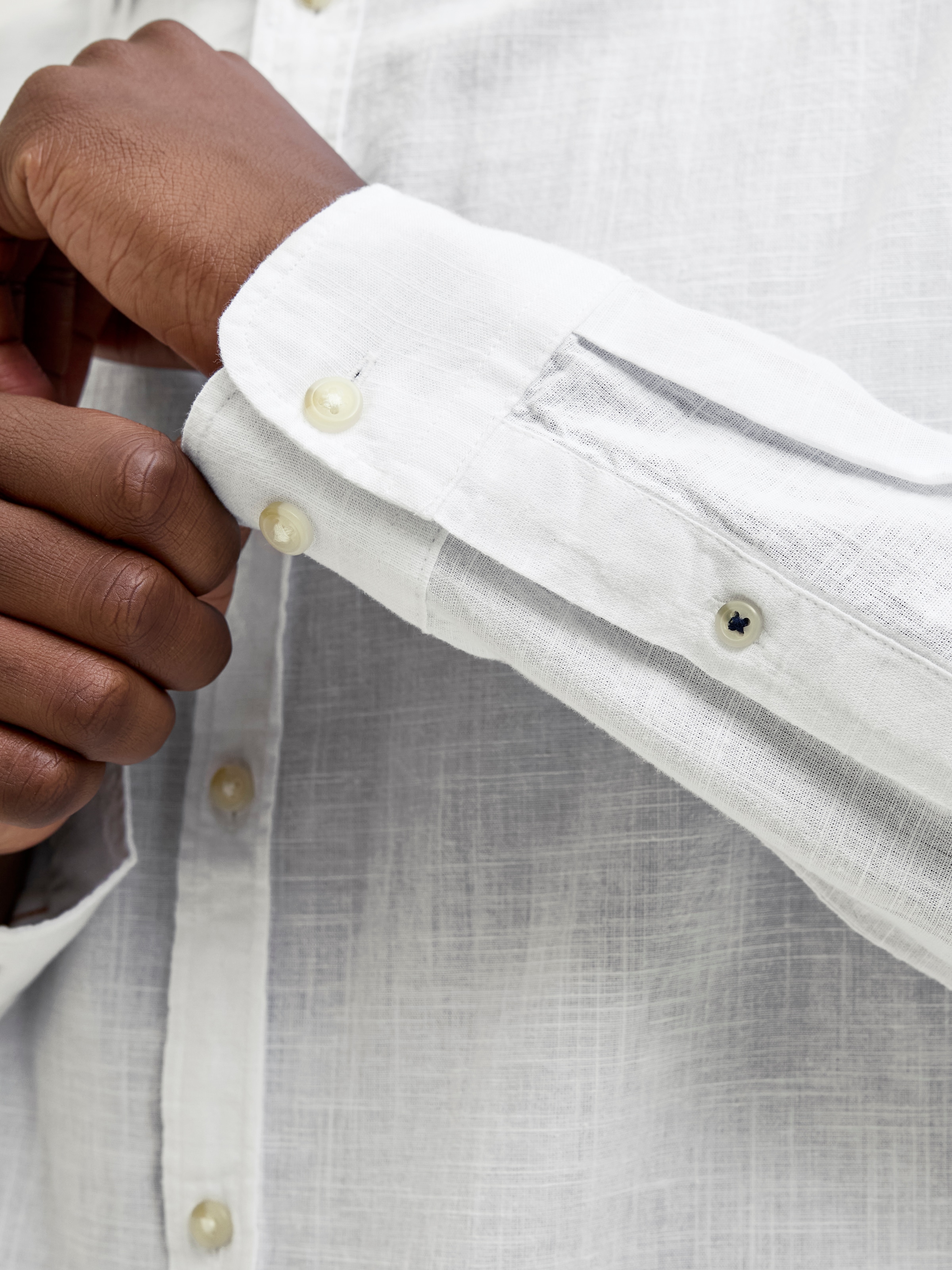 Jack & Jones Chemise à manches longues »JJESUMMER SHIRT LS SN« mit Hemdkragen