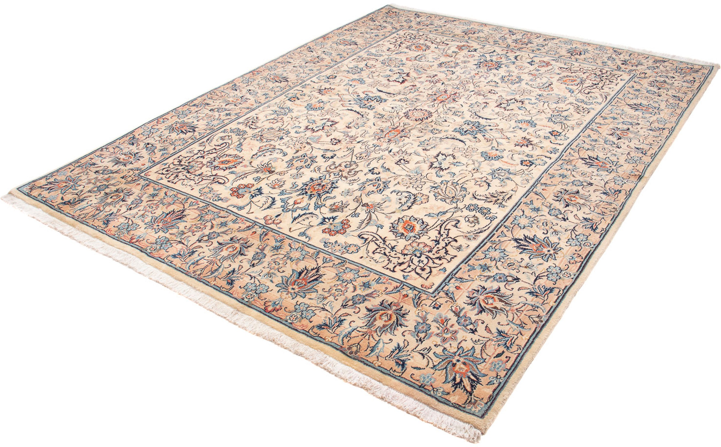Image of morgenland Orientteppich »Perser - Classic - 261 x 200 cm - beige«, rechteckig, 10 mm Höhe, Wohnzimmer, Handgeknüpft, Einzelstück mit Zertifikat bei Ackermann Versand Schweiz
