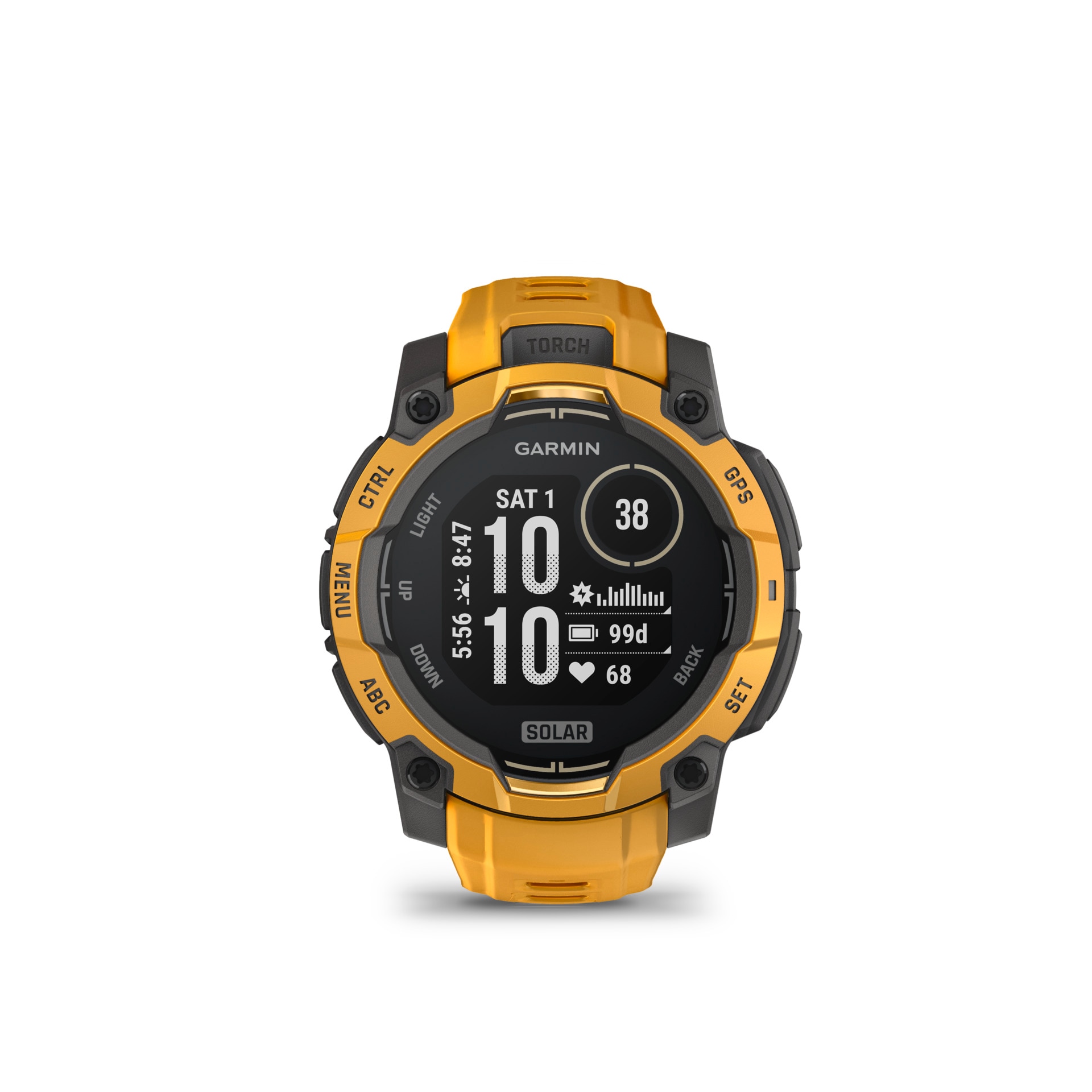 Garmin Smartwatch »Instinct 3 Solar - 45 mm«(/ 1,2 ″)