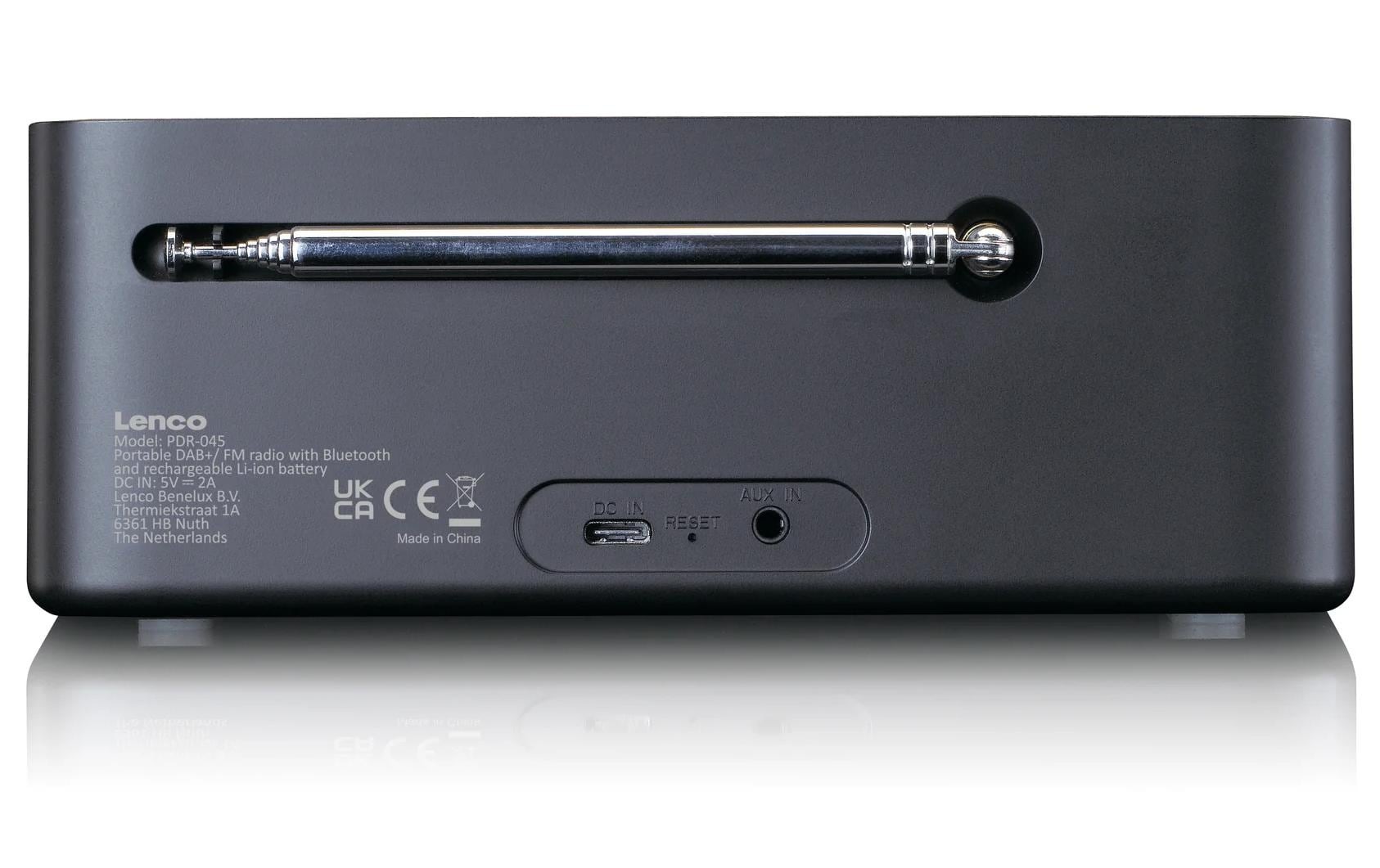 Lenco Digitalradio (DAB+) »PDR-045«, (Bluetooth Digitalradio (DAB+)-FM-Tuner)