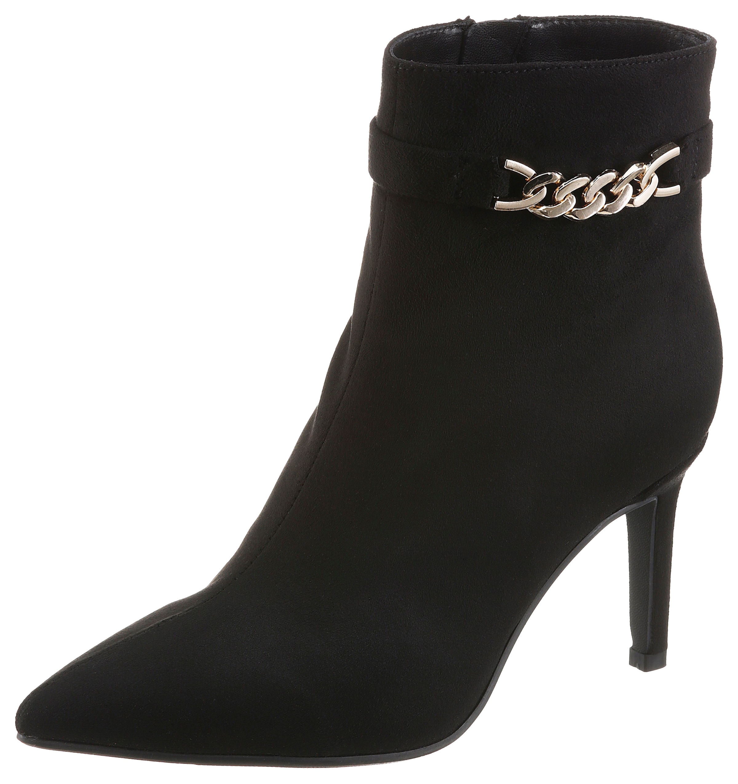 Image of Aniston SHOES Stiefelette Ankle Boots mit goldener Zierkette - NEUE KOLLEKTION