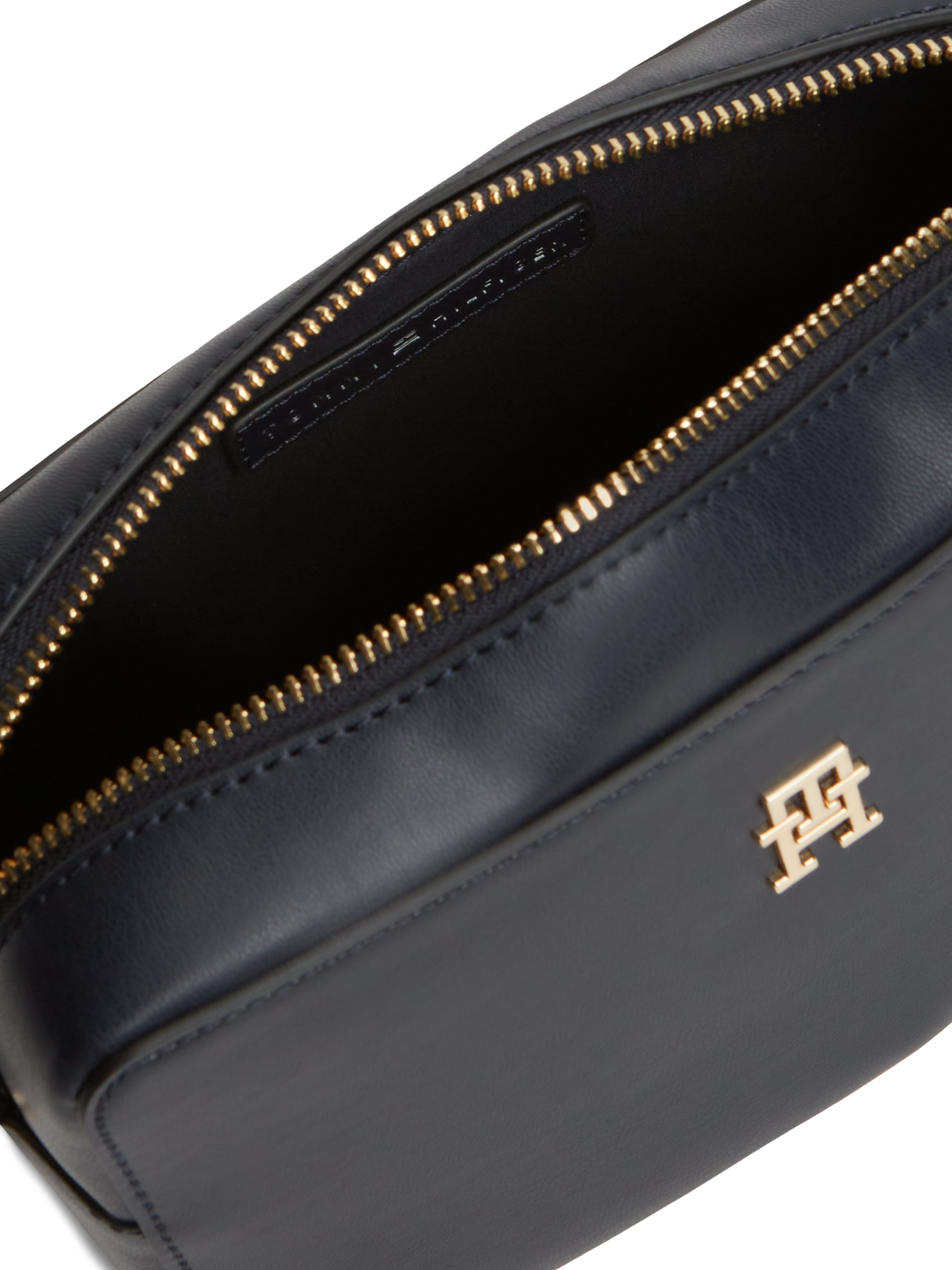 Tommy Hilfiger Mini sac »TH JOY CAMERA BAG CORP« Sac à bandoulière unisexe, sac bandoulière avec sangle rayée