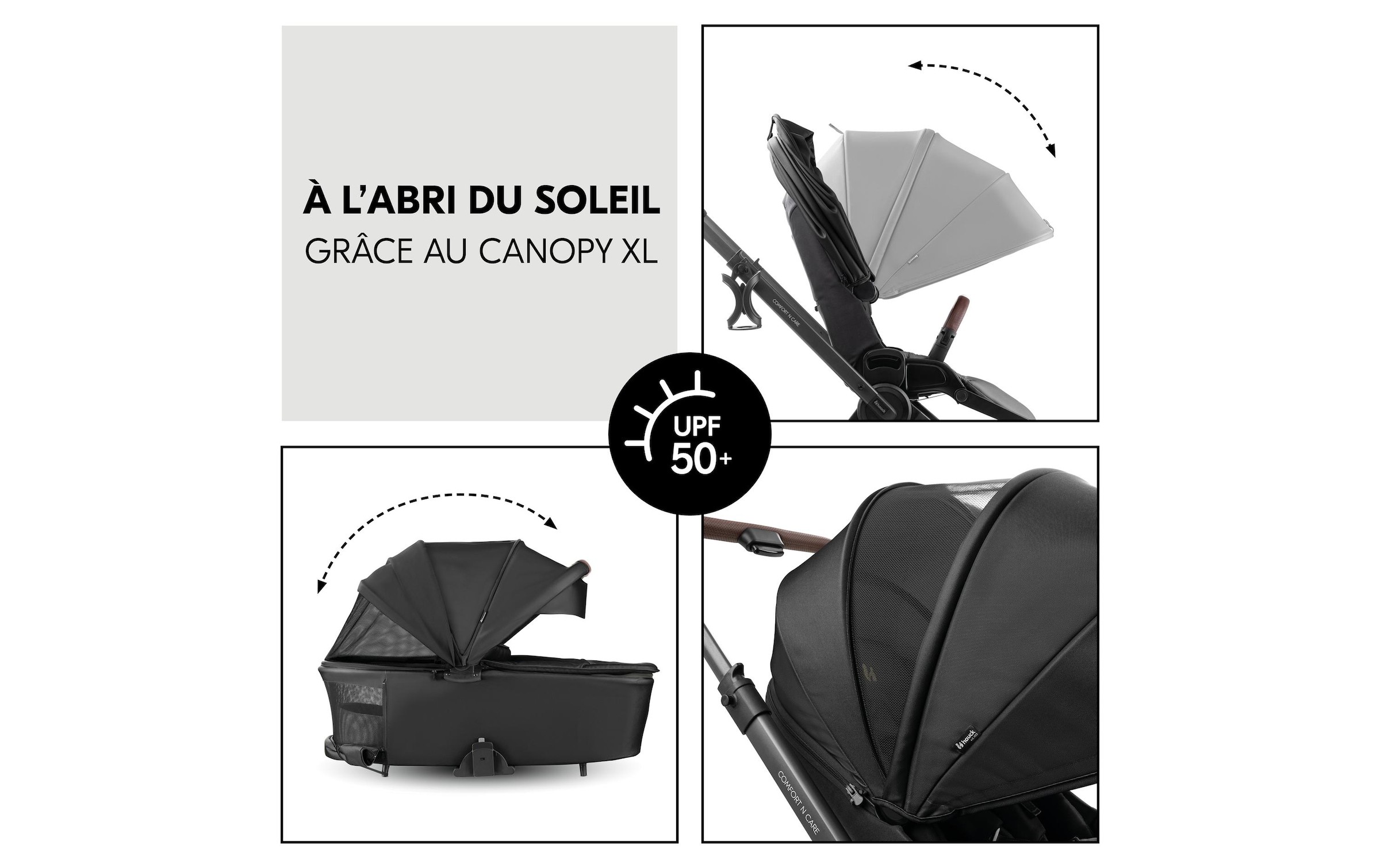 Hauck Poussette combinée »Comfort N Care« 25 kilos