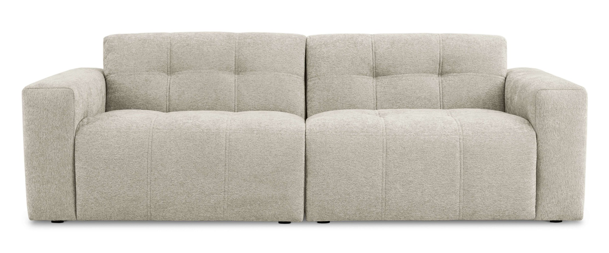 GOODproduct 3-Sitzer »Tapley« Breite 220 cm,Boucle, Struktur fein, mit Knopfsteppung, bodentief