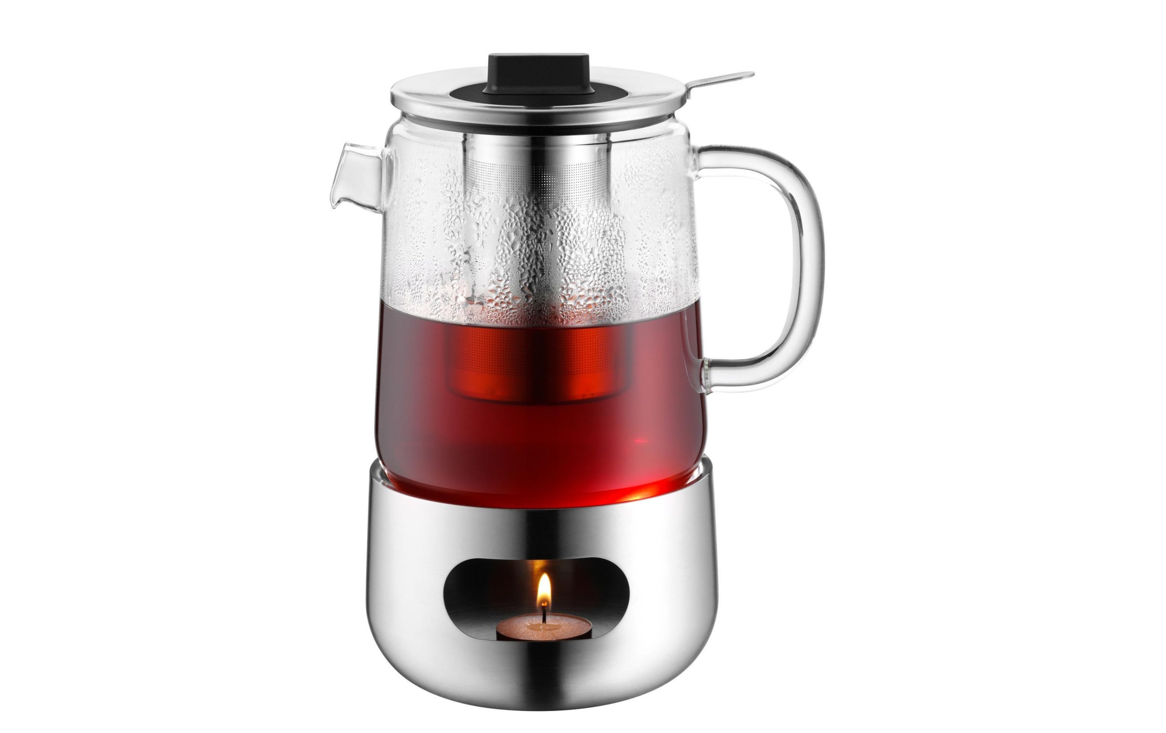 Image of WMF Teekanne »Tee-Set SensiTea Set, 1.3 l, Transparent; Silberfarben«, 1,3 l bei Ackermann Versand Schweiz