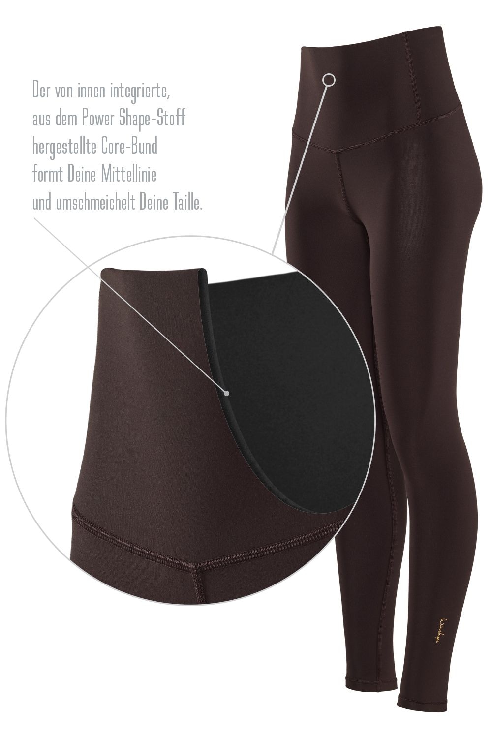 Winshape Leggings »Functional Comfort HWL117C«  avec application en forme de V et ceinture Core