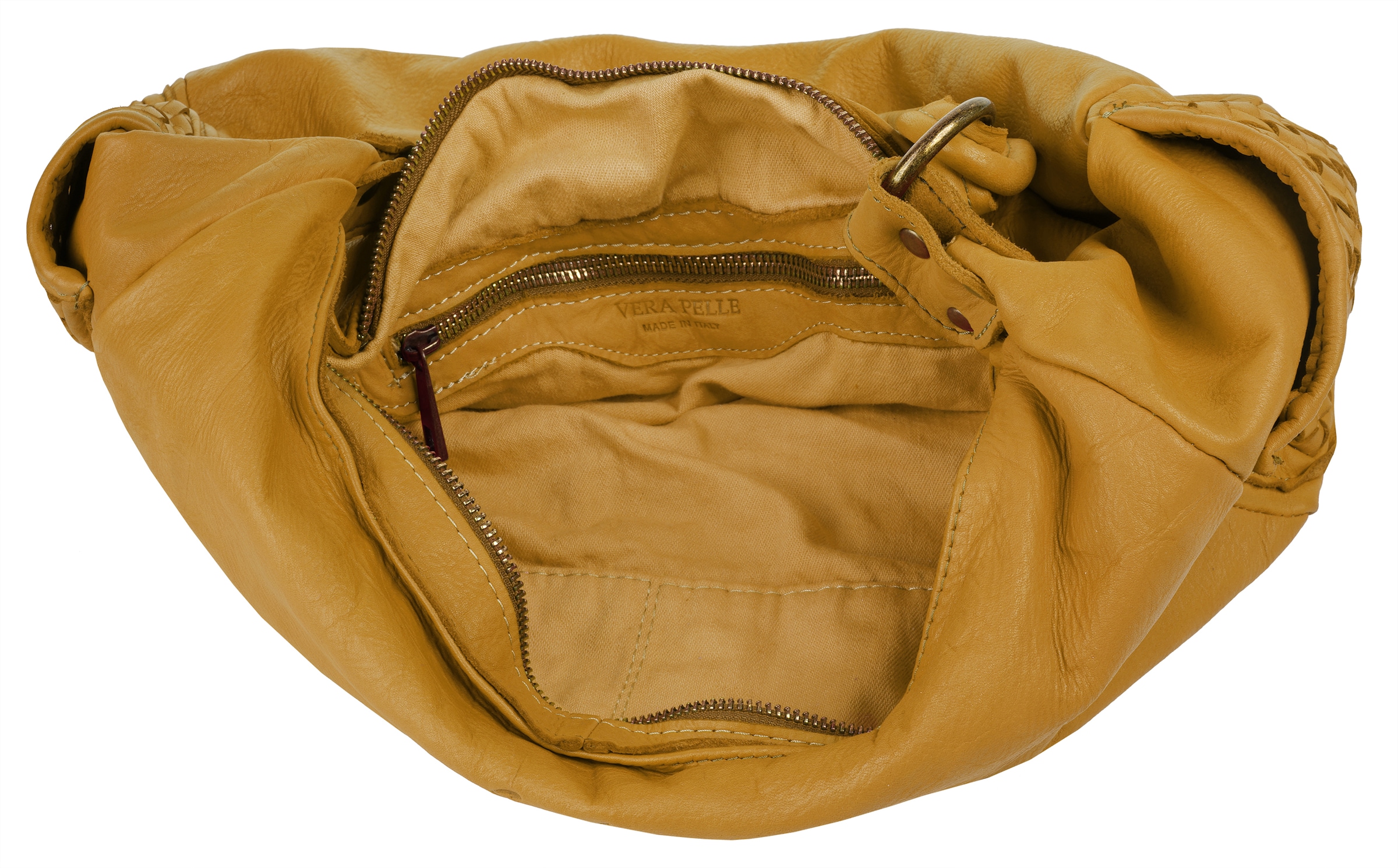 Samantha Look Henkeltasche, echt Leder, Made in Italy
