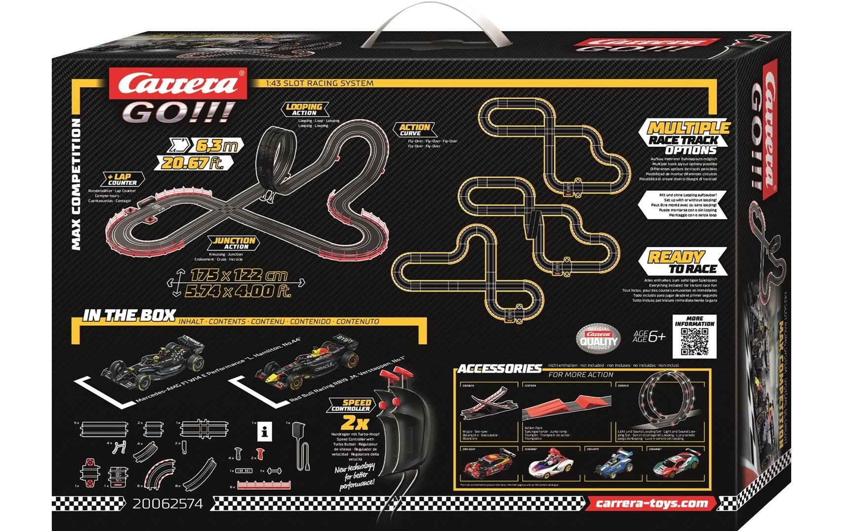 Carrera® Autorennbahn »GO! F1 Max Competition / 6,3 m«