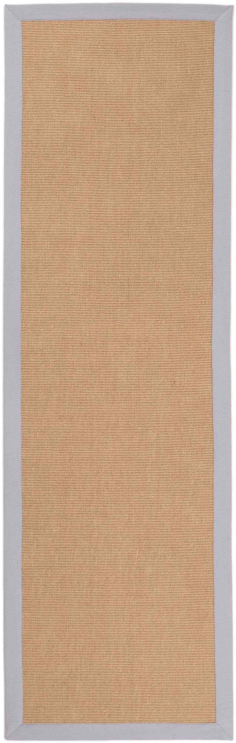 carpetfine Sisalteppich »Sisal,  auch als Läufer erhältlich«, rechteckig, 5 mm Höhe, mit farbiger Bordüre, Anti Rutsch Rückseite, viele Grössen, Wohnzimmer