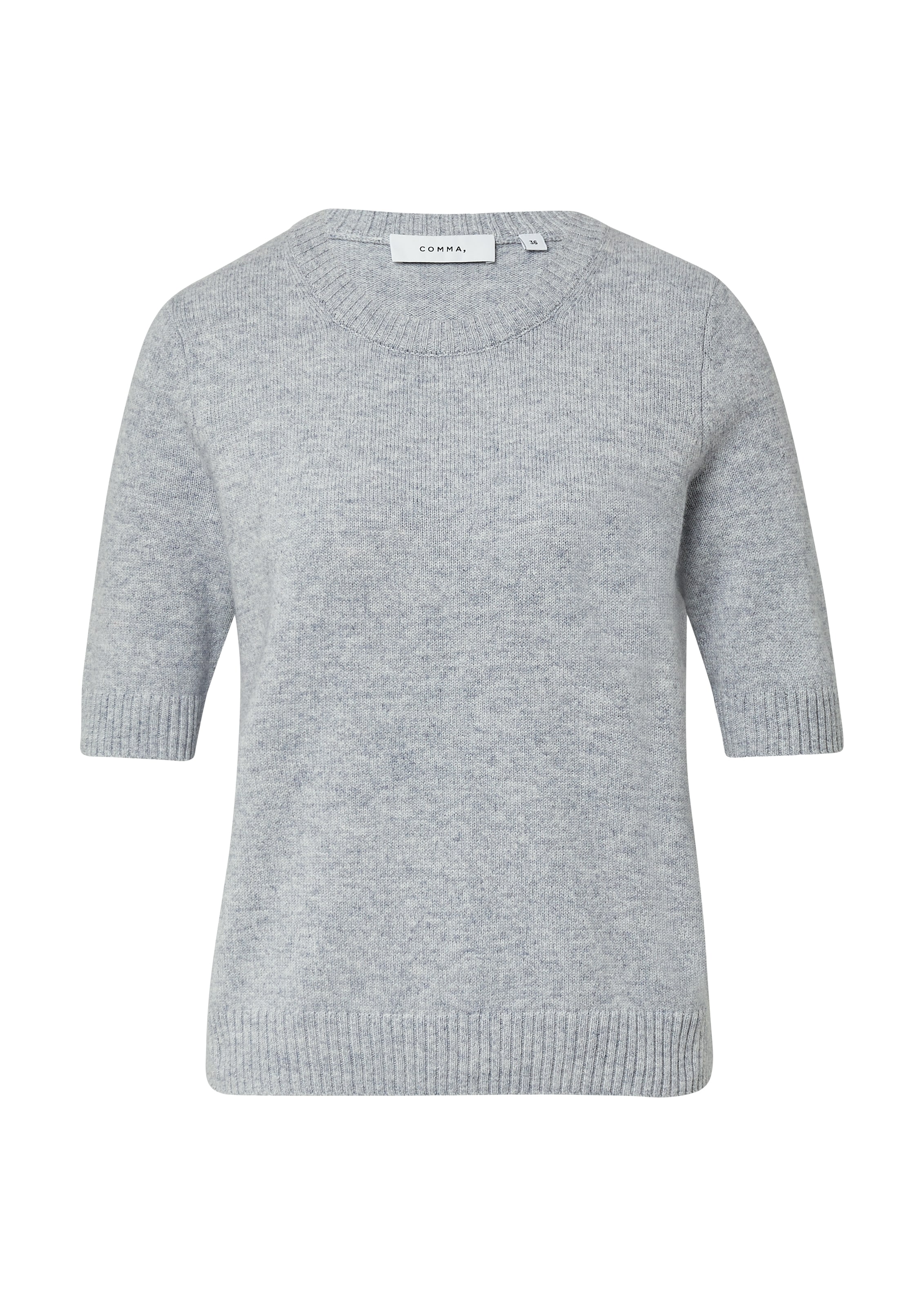 Comma Strickpullover, mit Rippbündchen