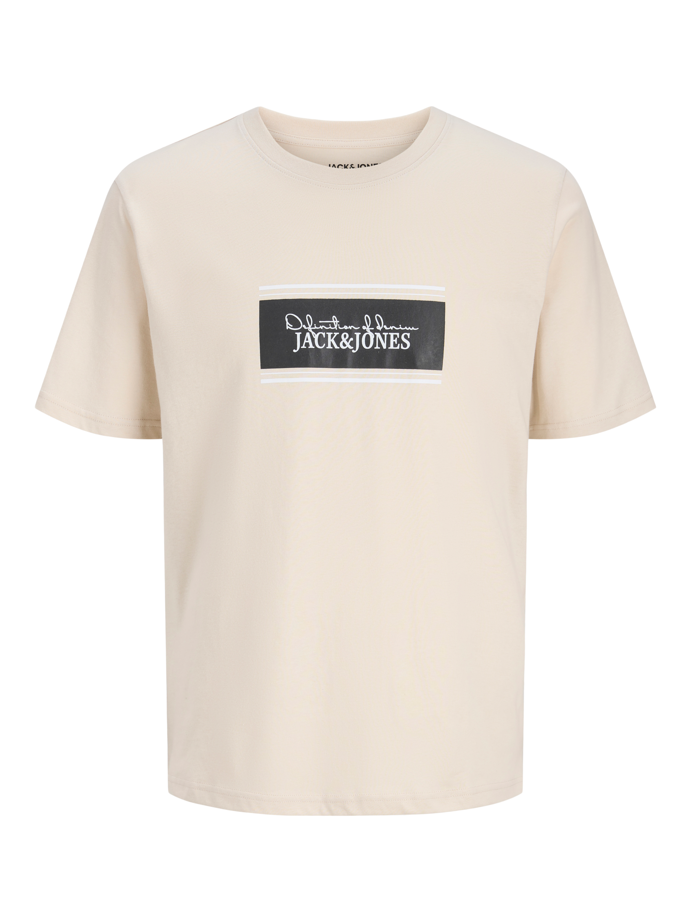 Jack & Jones Rundhalsshirt »JJBUSTER TEE SS CREW NECK BTS« aus Baumwolle, normale Passform, pflegeleicht