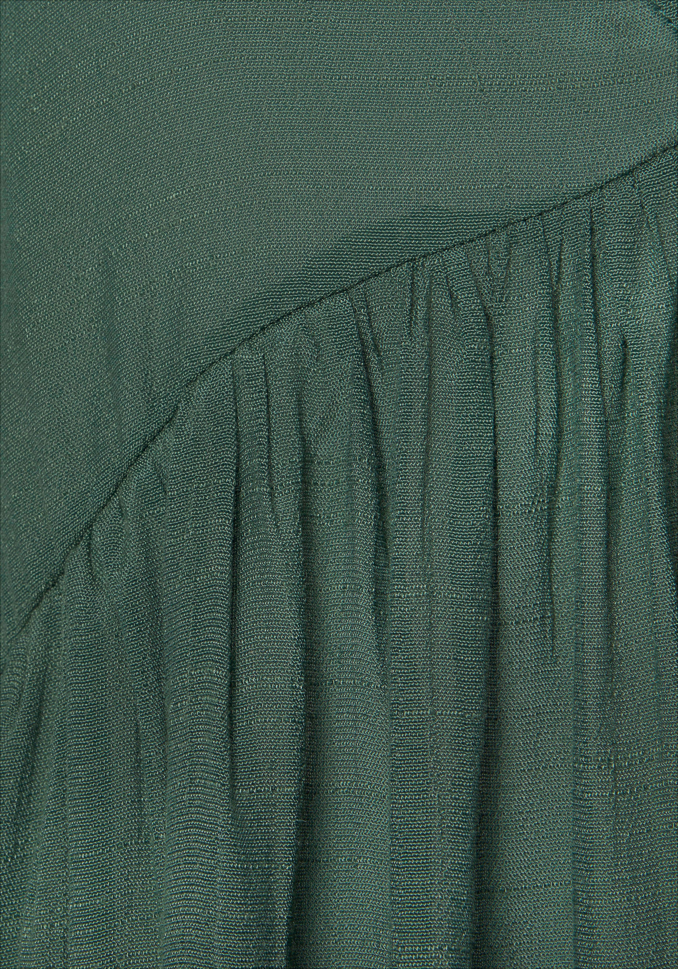 LASCANA Tunika, mit V-Ausschnitt und langen Ärmeln, Longbluse, Blusenkleid, Strandmode