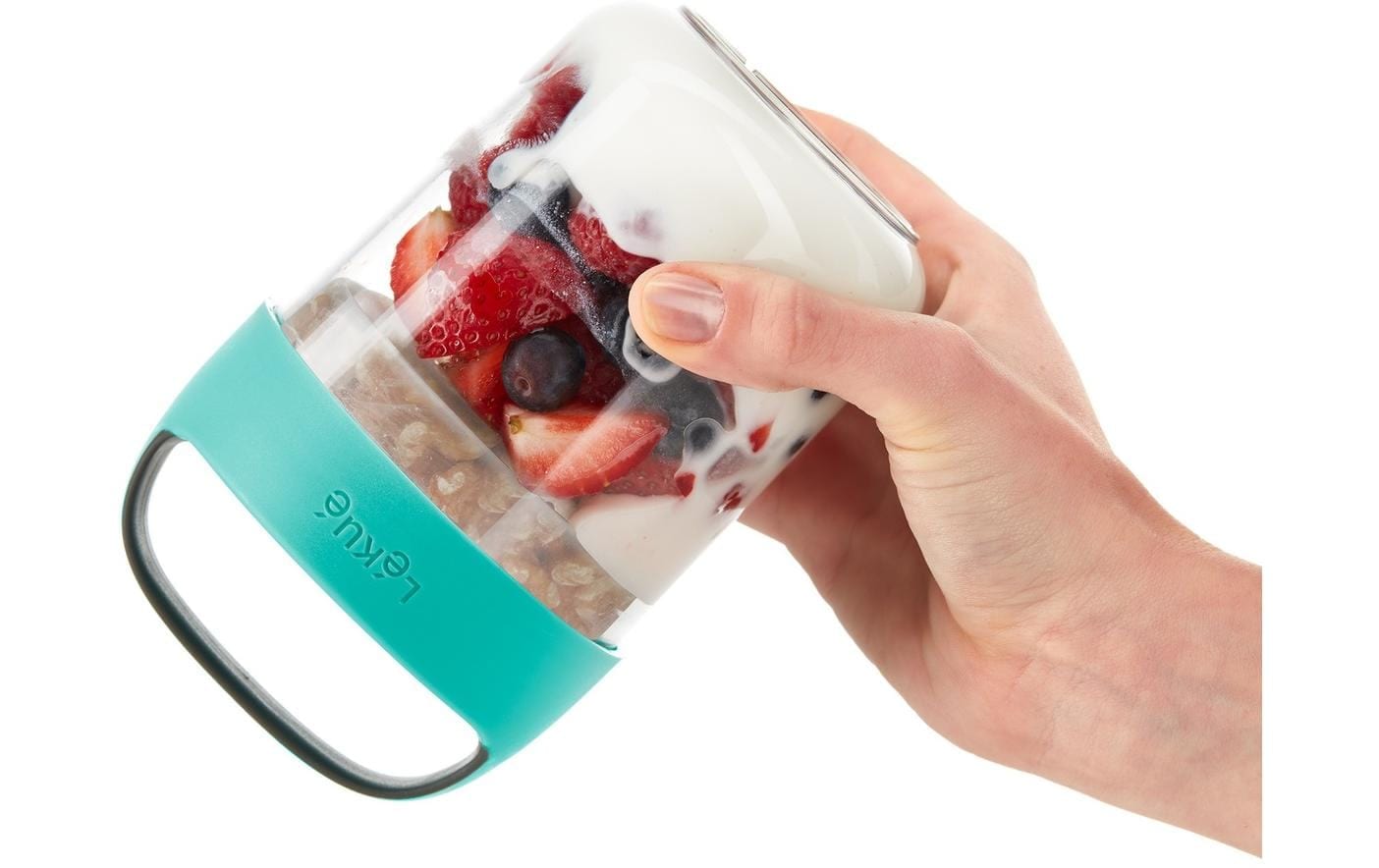 Lunchbox »Lékué Glas To Go, 400 ml«, (1 tlg.)