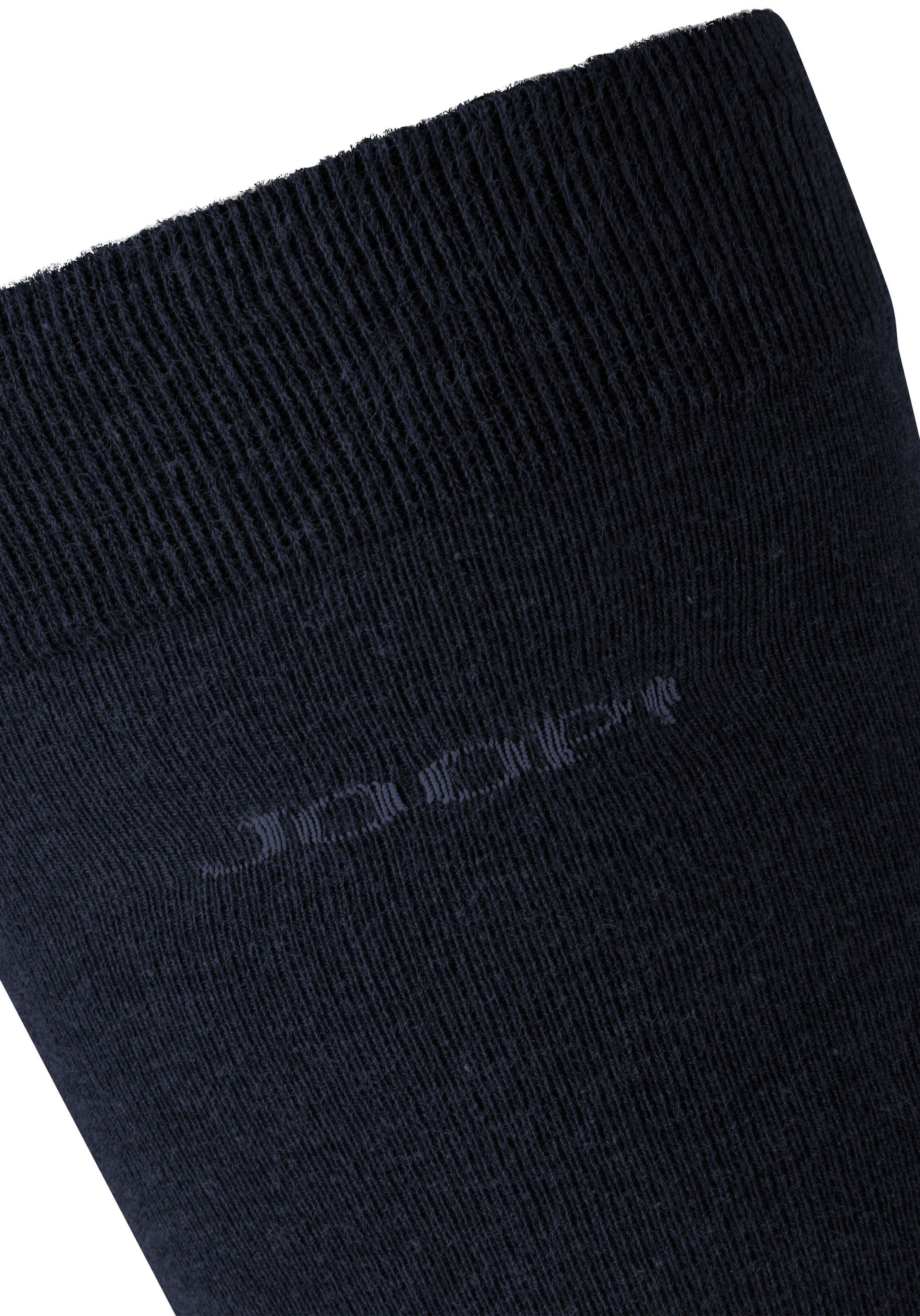 JOOP! Kniestrümpfe »premium essentials«, (2 Paar), mit Logoschriftzug am Bund