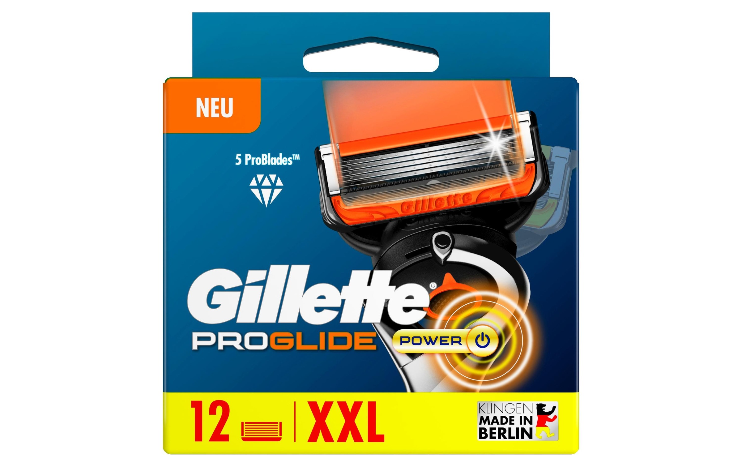 Gillette Rasierklingen »ProGlide Power 12 Stück«, (12 tlg.)