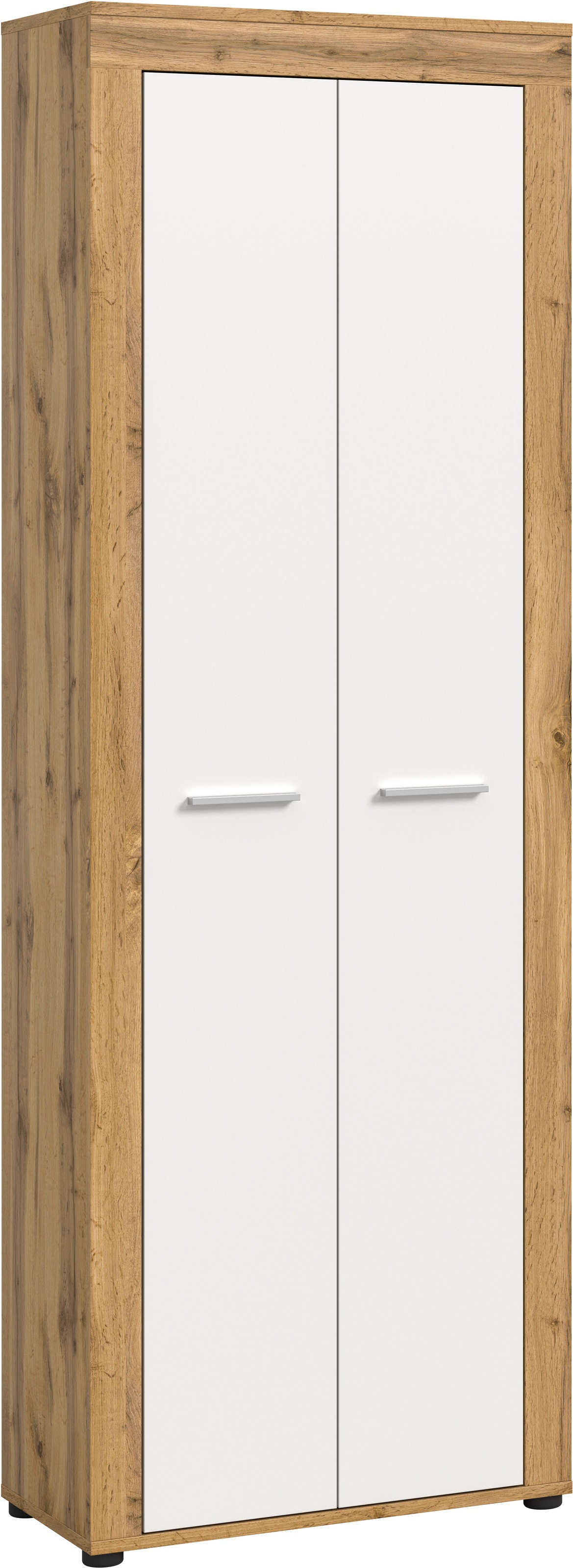 Image of Home affaire Schuhschrank "AOSTA, Höhe 191cm, 2 Türen, 10 Einlegeböden, 11 Fächer" 1 Stk. tlg.
