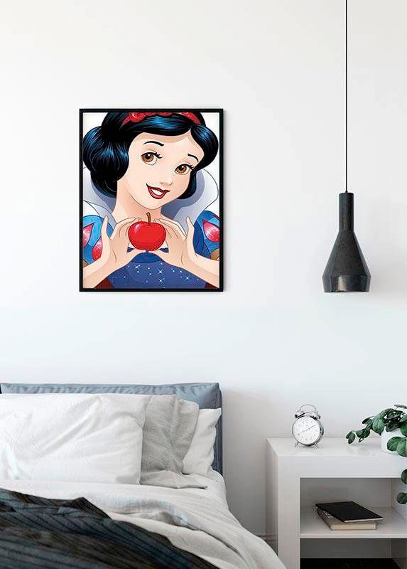Komar Bild »Snow White Portrait«, Disney, (1 St.), Wandbild zur Dekoration im Kinderzimmer - ohne Rahmen